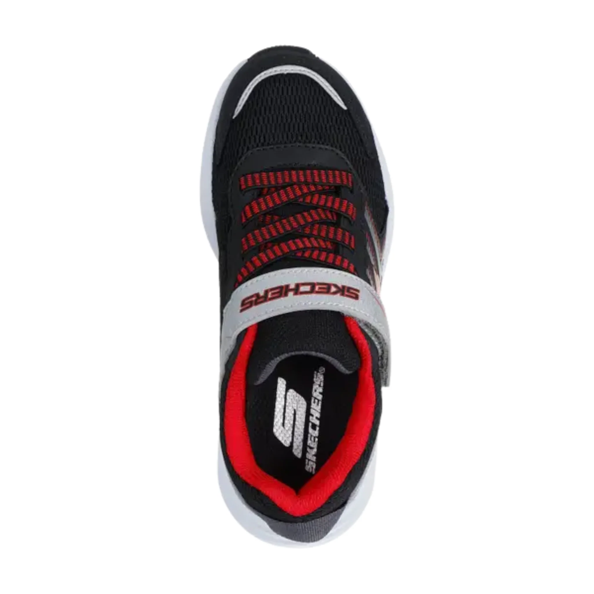 Skechers Kids' Microspec Tread Shoes - Black/Red - Image 3