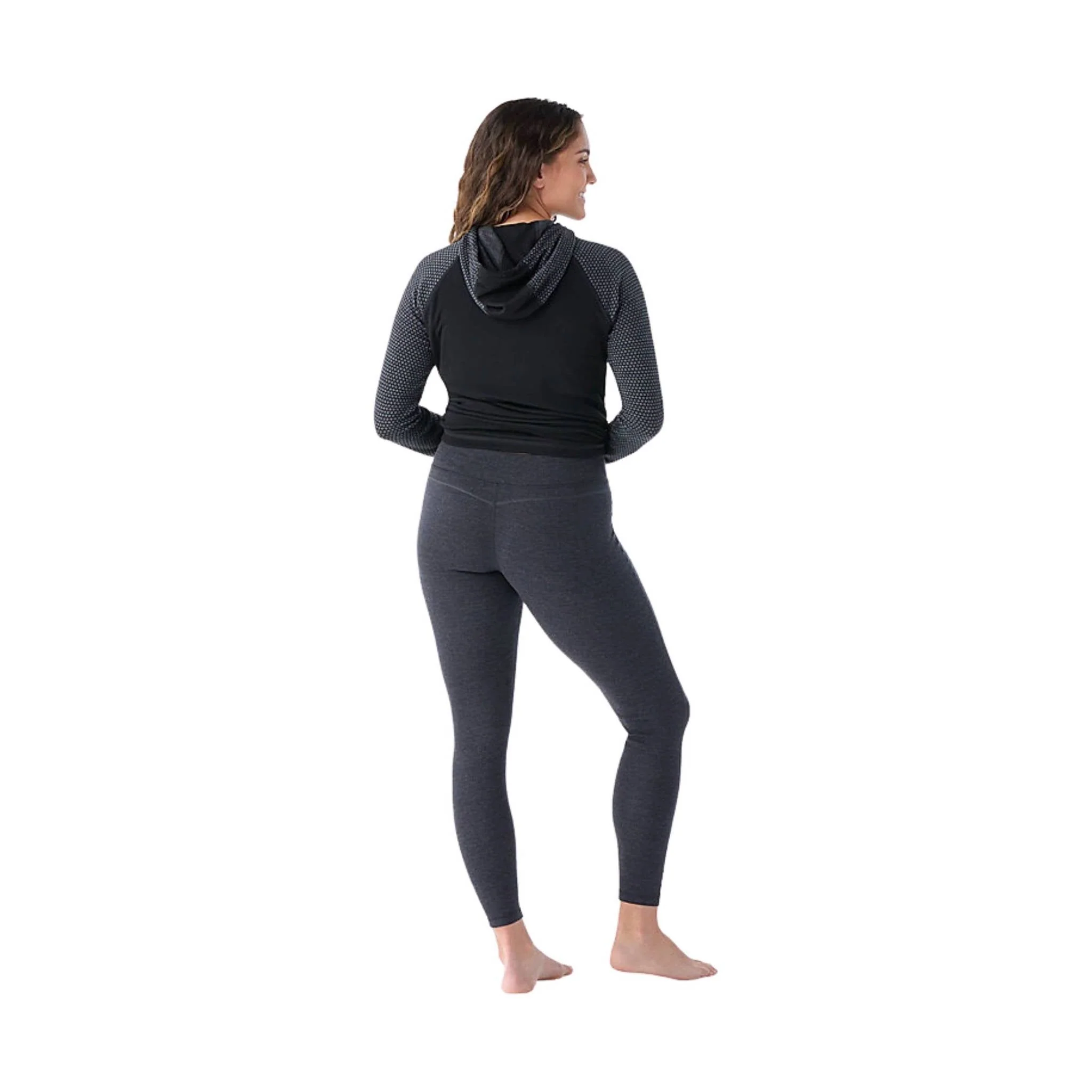 Smartwool Women's Thermal Merino Base Layer Bottom - Charcoal Heather - Image 2