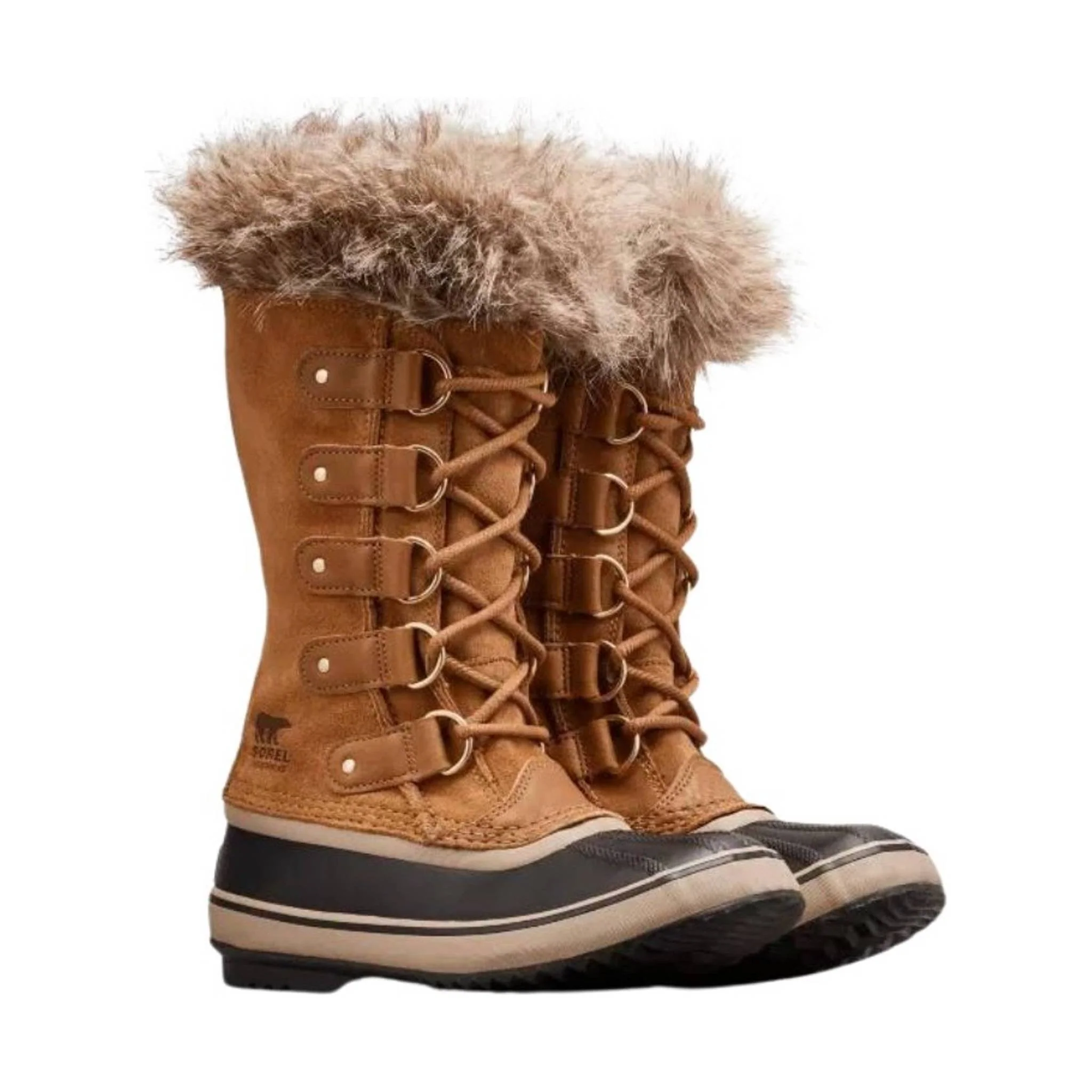 Sorel Women's Joan of Arctic Winter Boots- Camel Brown/Black - Image 6