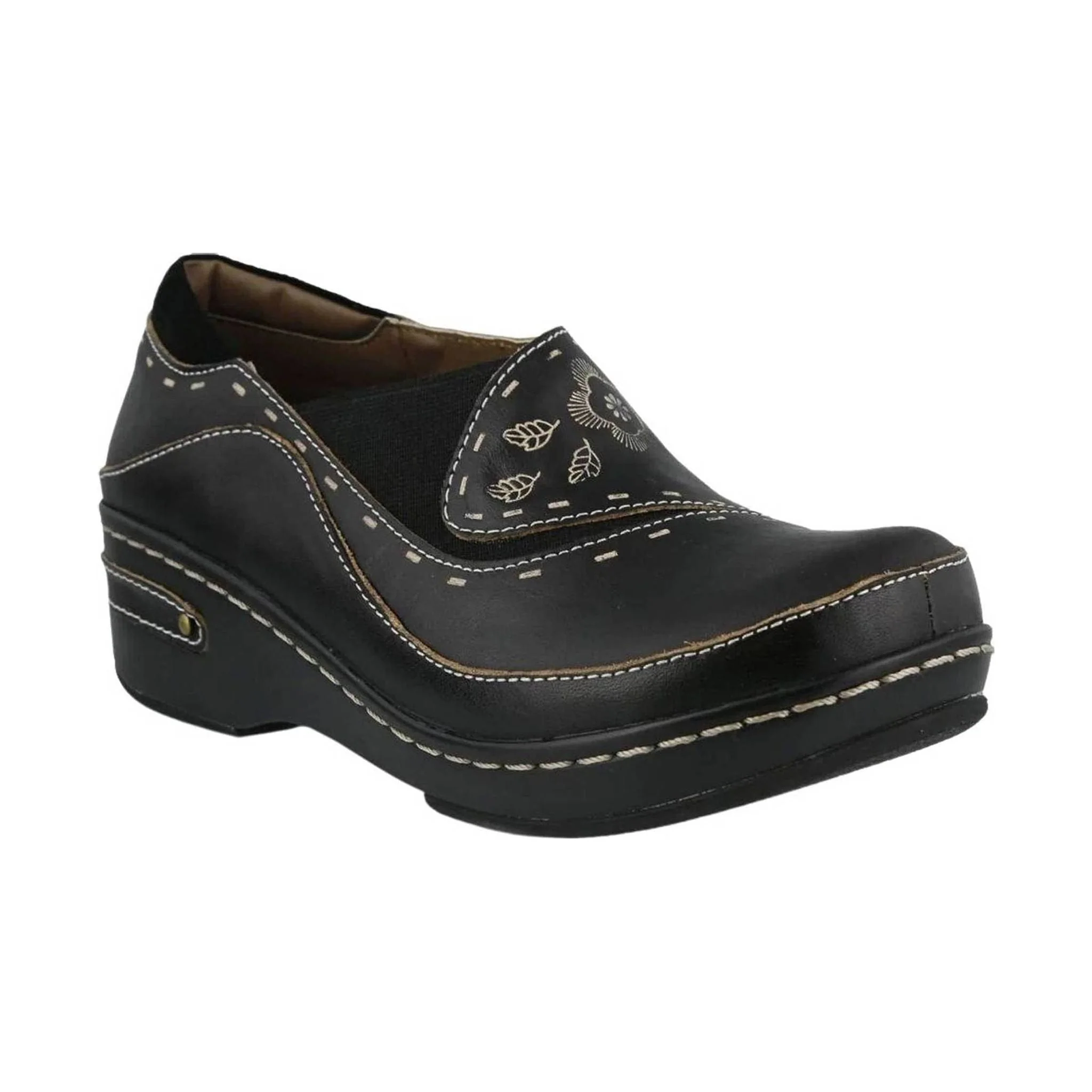 Spring Step L'artiste Women's Burbank Clogs - Black - Image 2