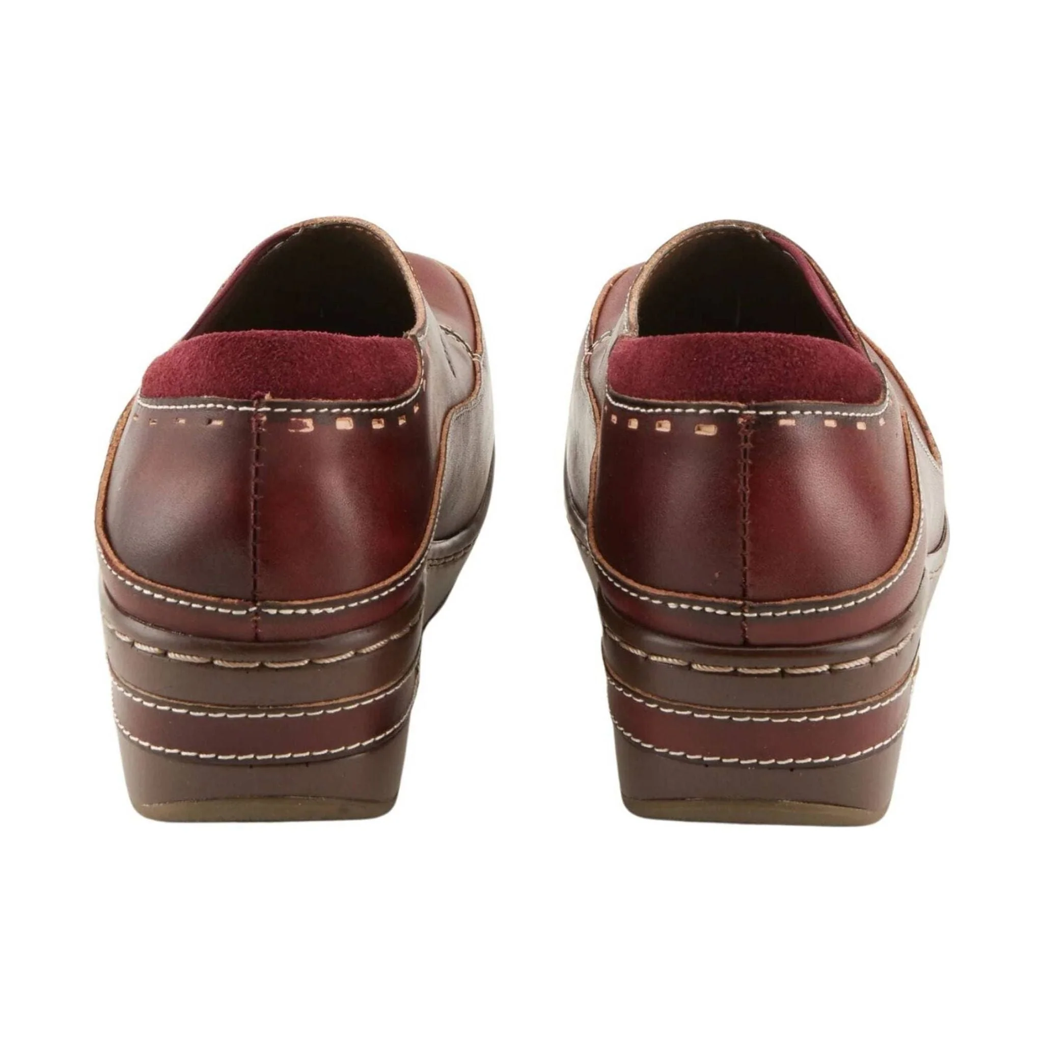 Spring Step L'artiste Women's Burbank Clogs - Bordeaux - Image 3