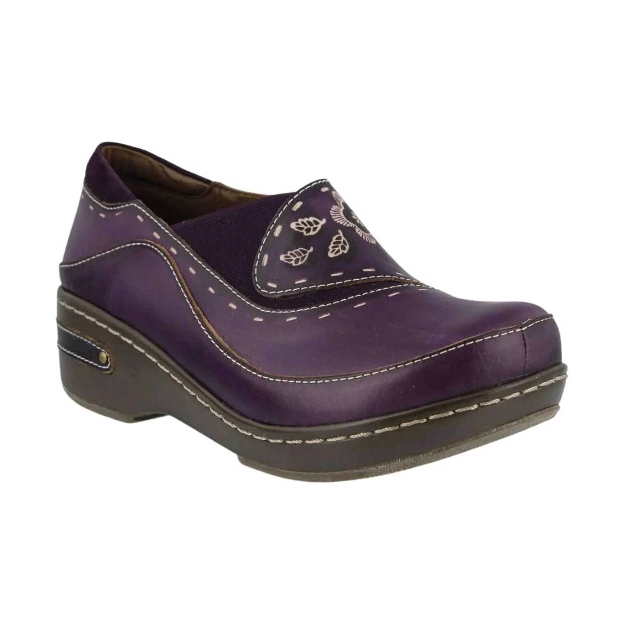 Spring Step L'artiste Women's Burbank Clogs - Purple - Image 2