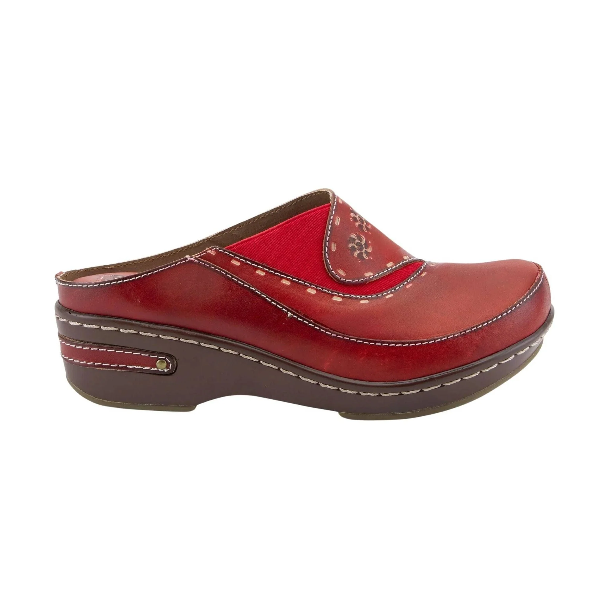 Spring Step L'artiste Women's Chino Clog - Red - Image 2