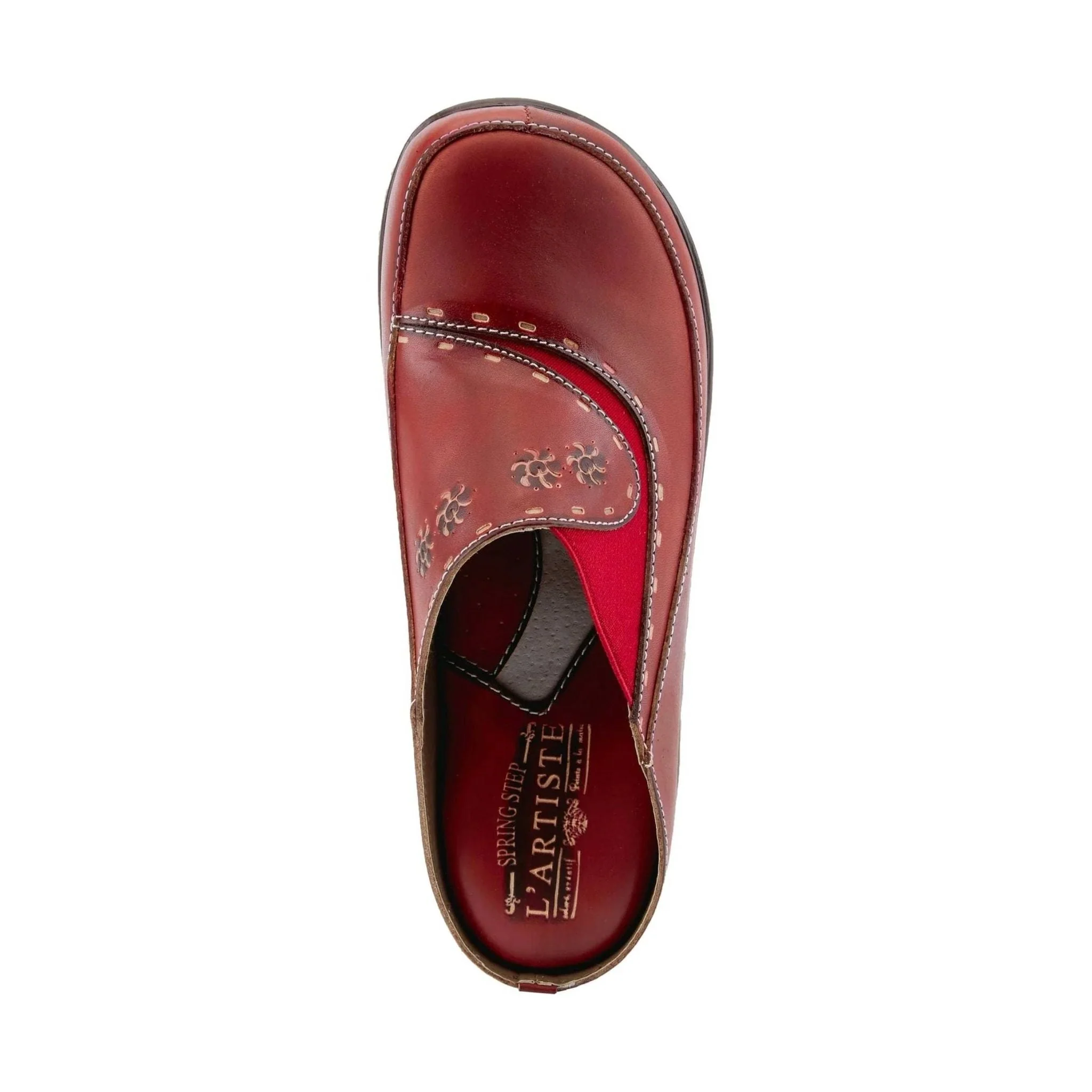 Spring Step L'artiste Women's Chino Clog - Red - Image 5