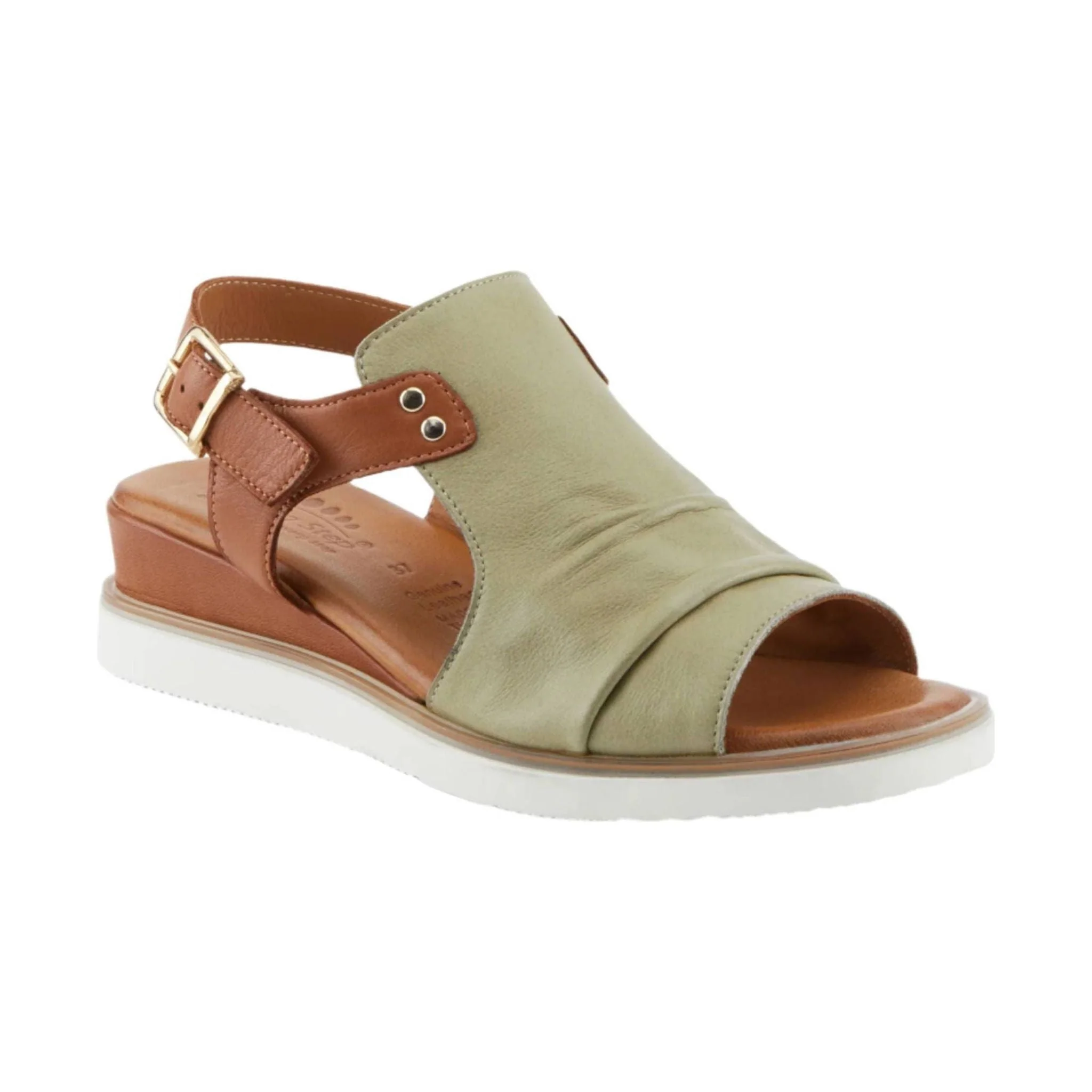 Spring Step Women's Locals Sandals - Olive Multi - Image 3