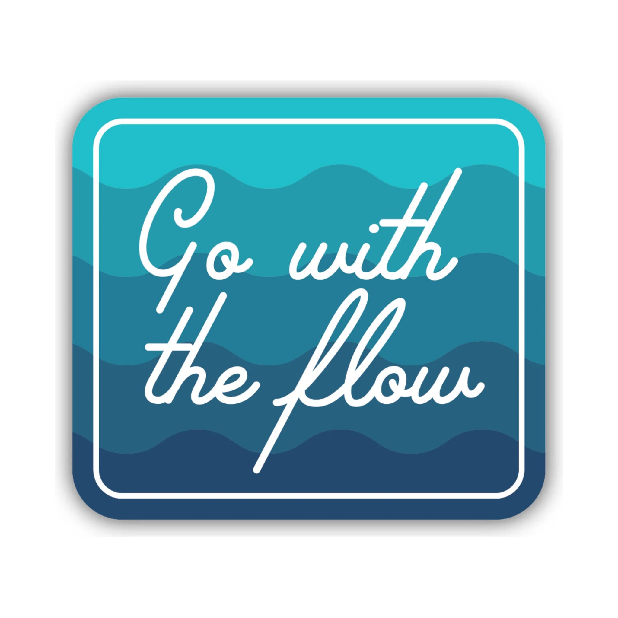 Sticker Northwest Go With The Flow