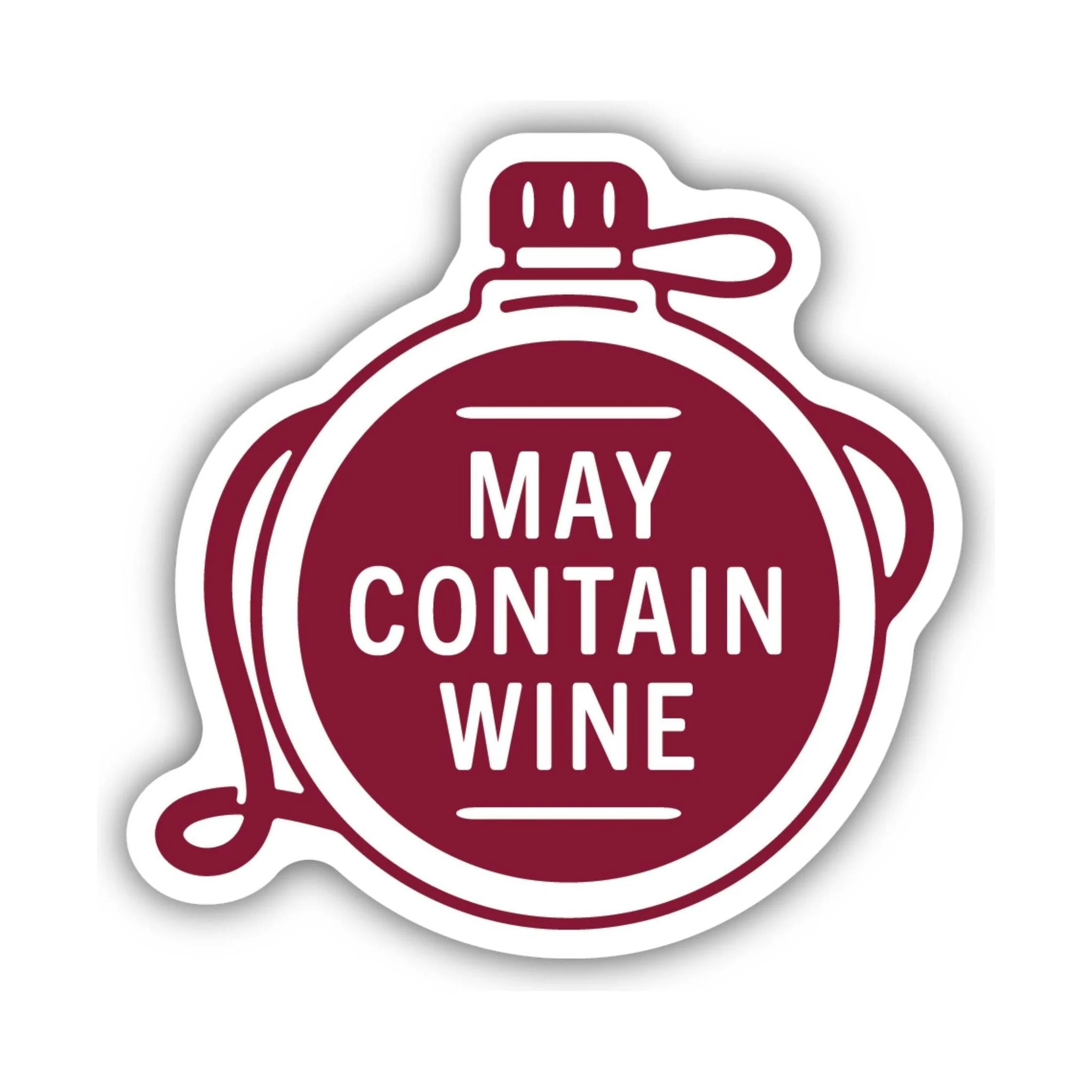 Sticker Northwest May Contain Wine