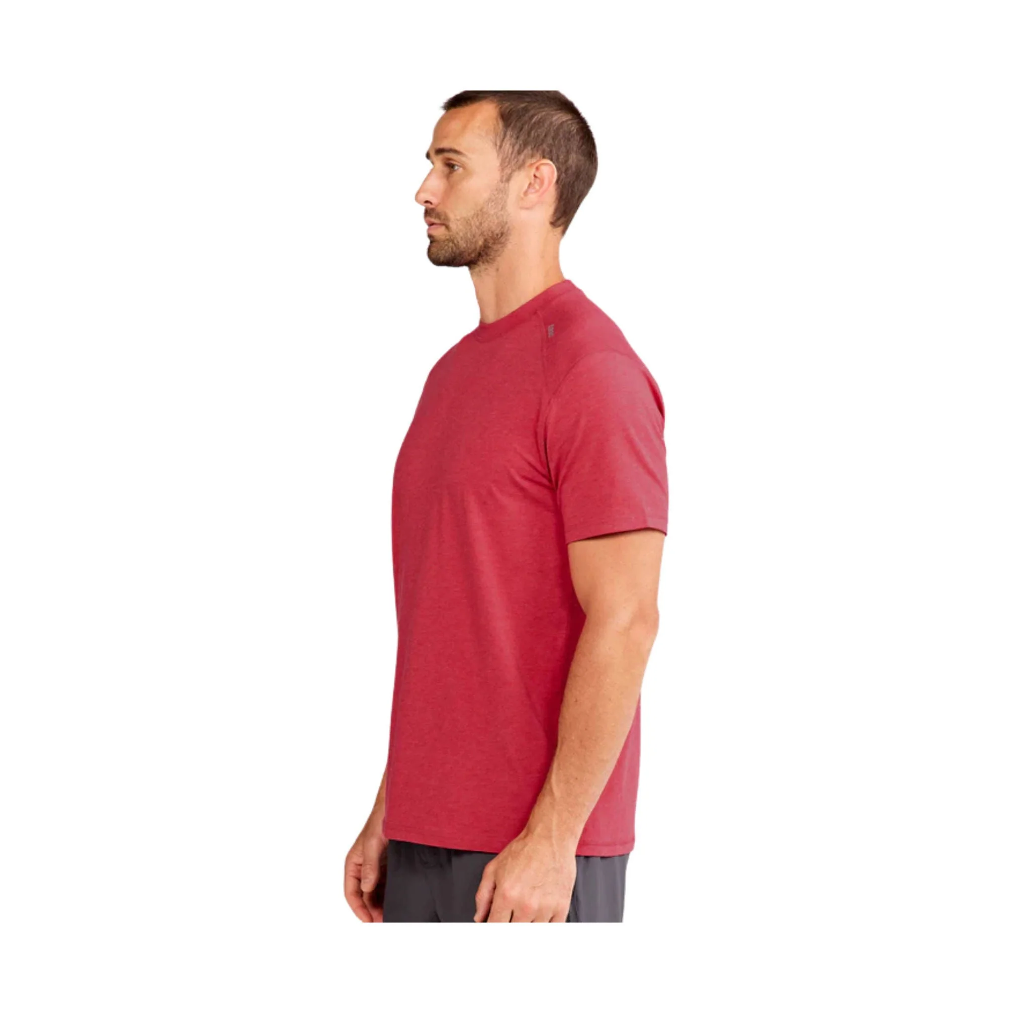 Tasc Men's Carrollton Fitness Tee - Ruby Heather - Image 2