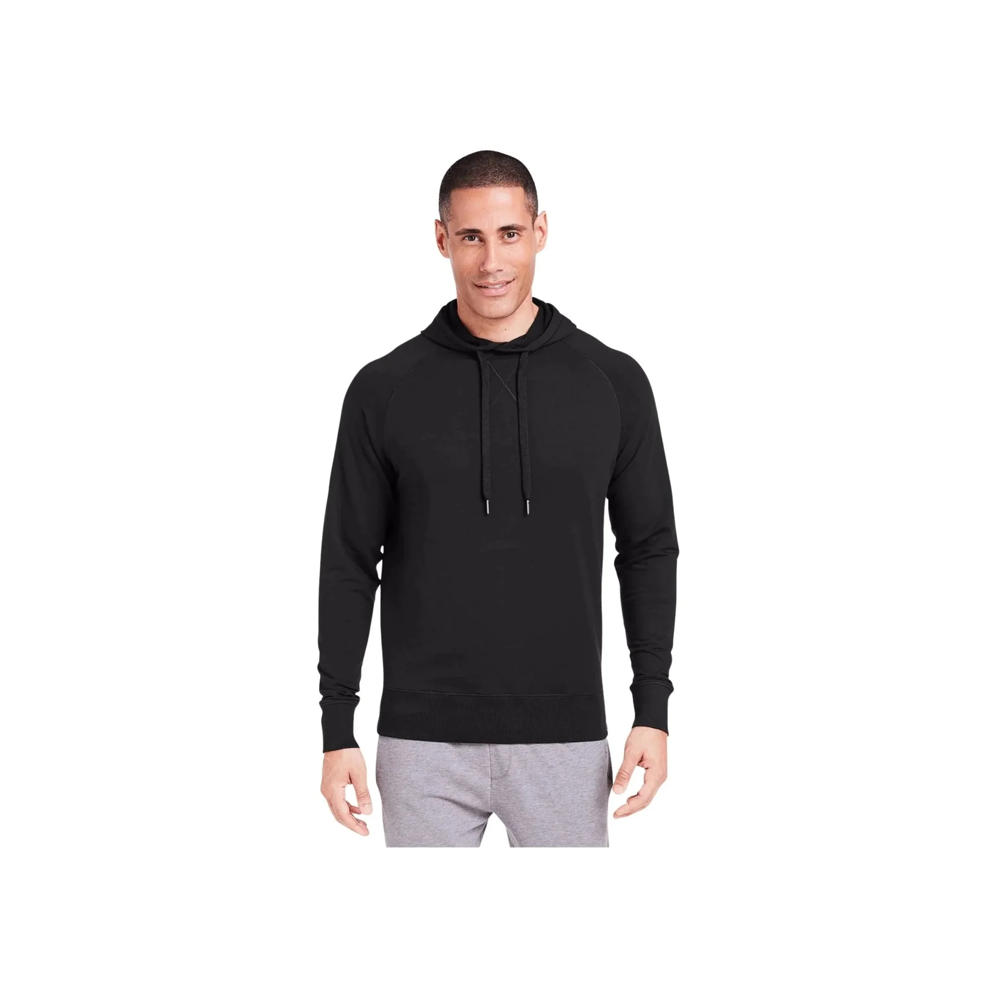 Tasc Men's Varsity French Terry Hoodie - Black