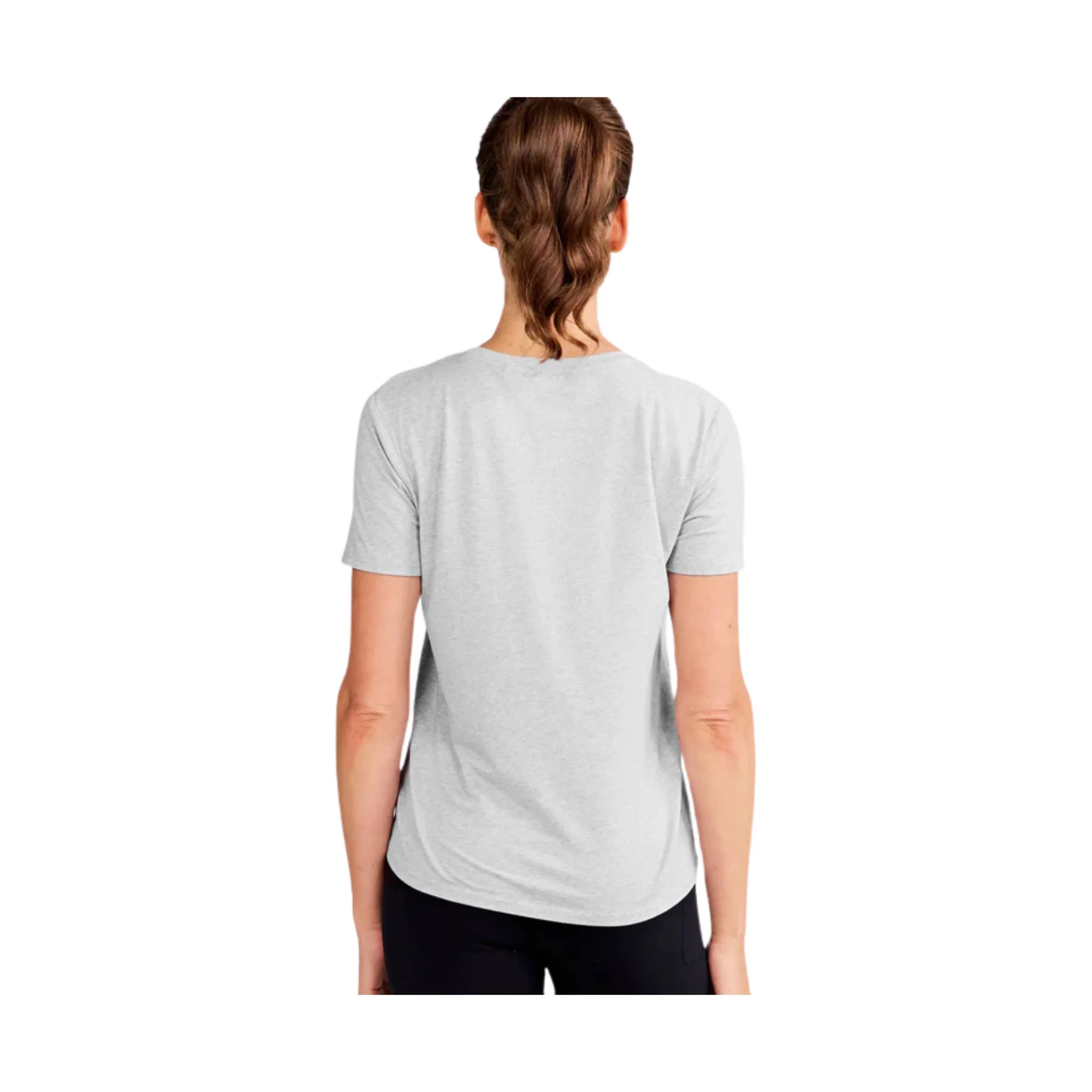 Tasc Women's All Day Short Sleeve T Shirt - Light Grey Heather - Image 3