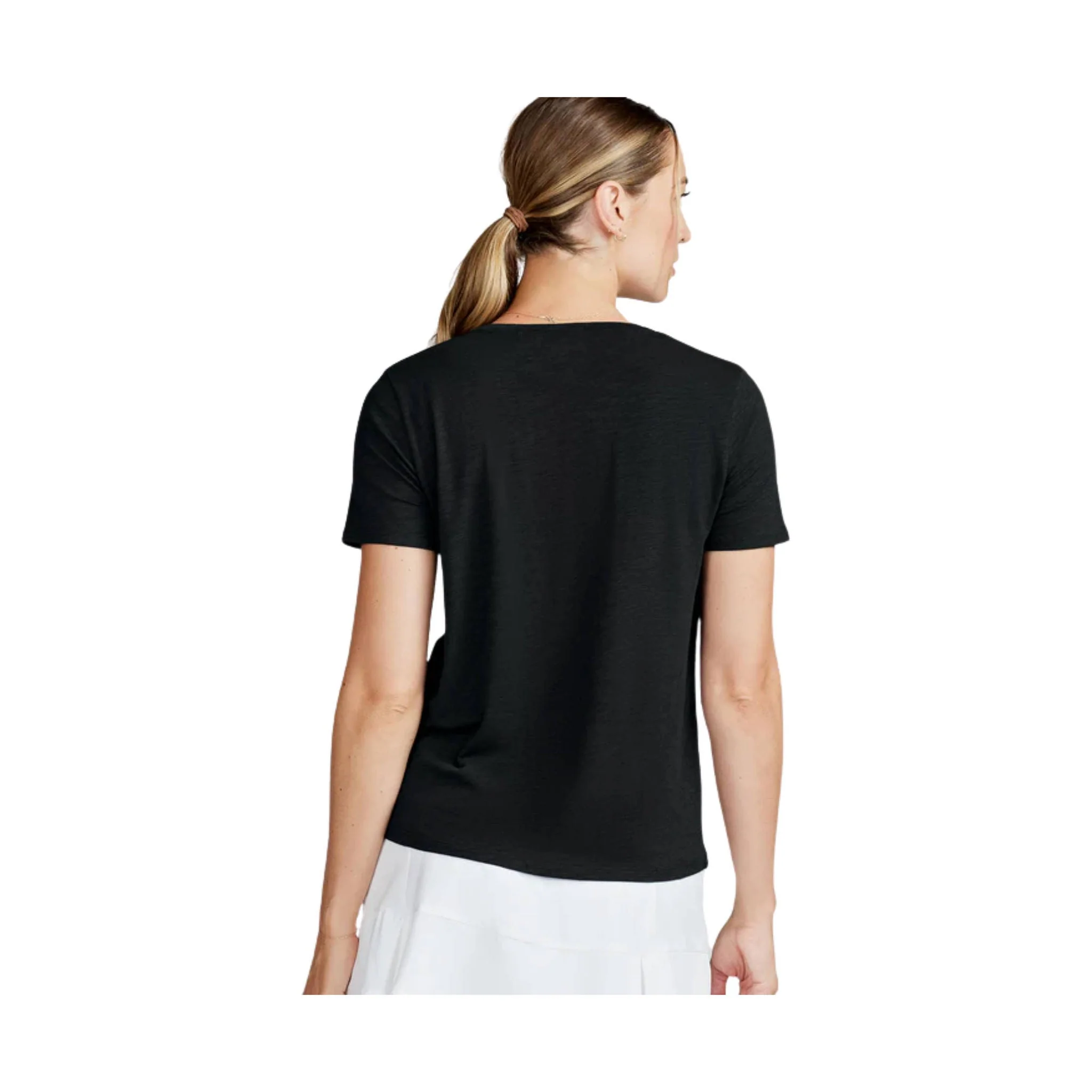 Tasc Women's All Day V-Neck Top - Black - Image 2
