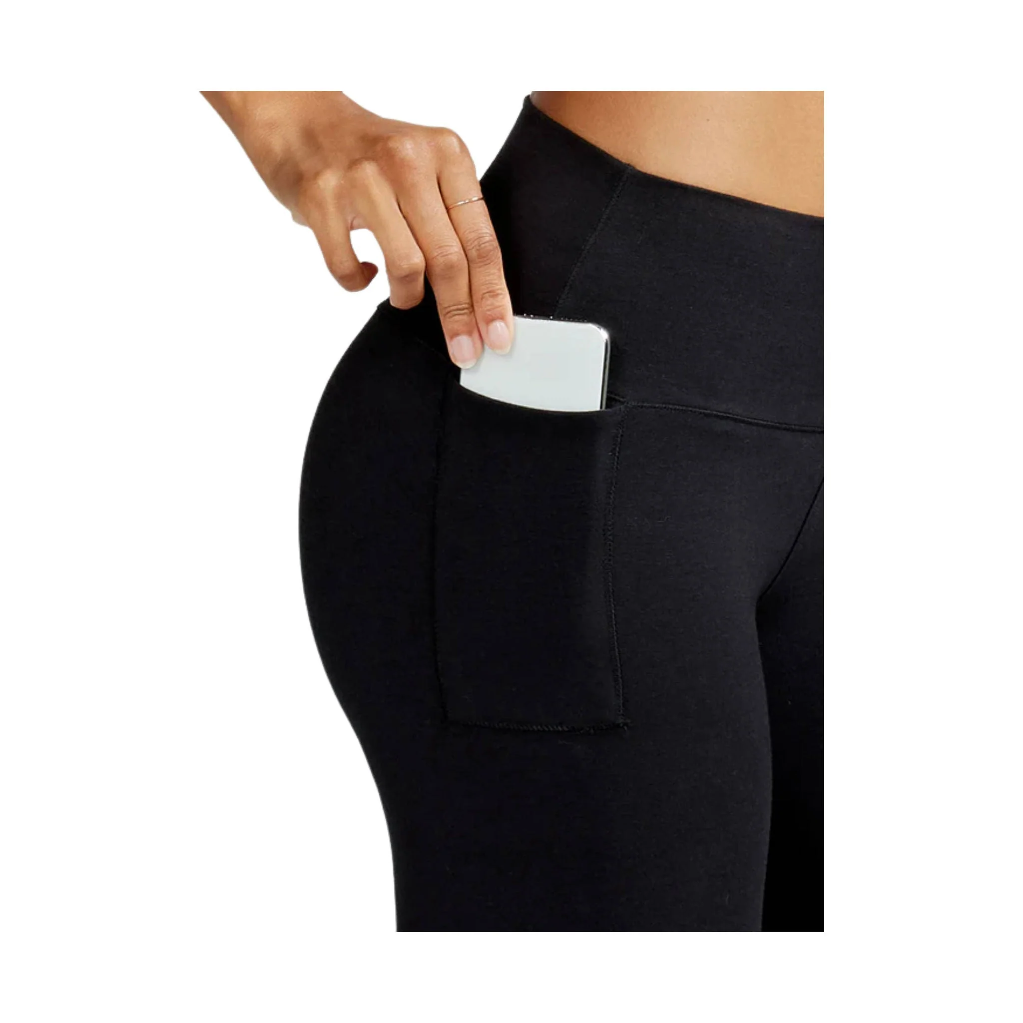 Tasc Women's ALLways 7/8 Pocket Legging - Black - Image 3