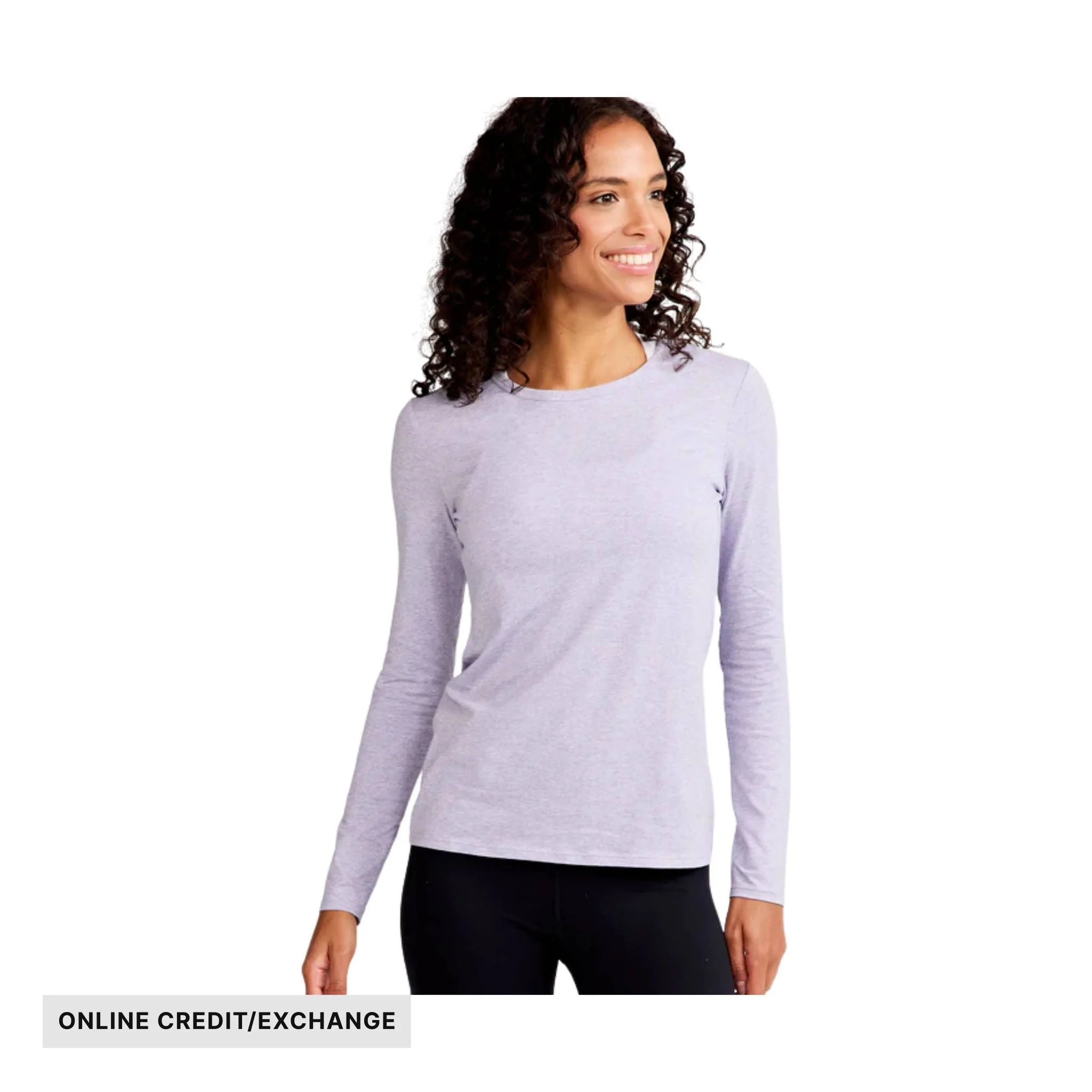 Tasc Women's Nola Long Sleeve Shirt - Lavender Heather