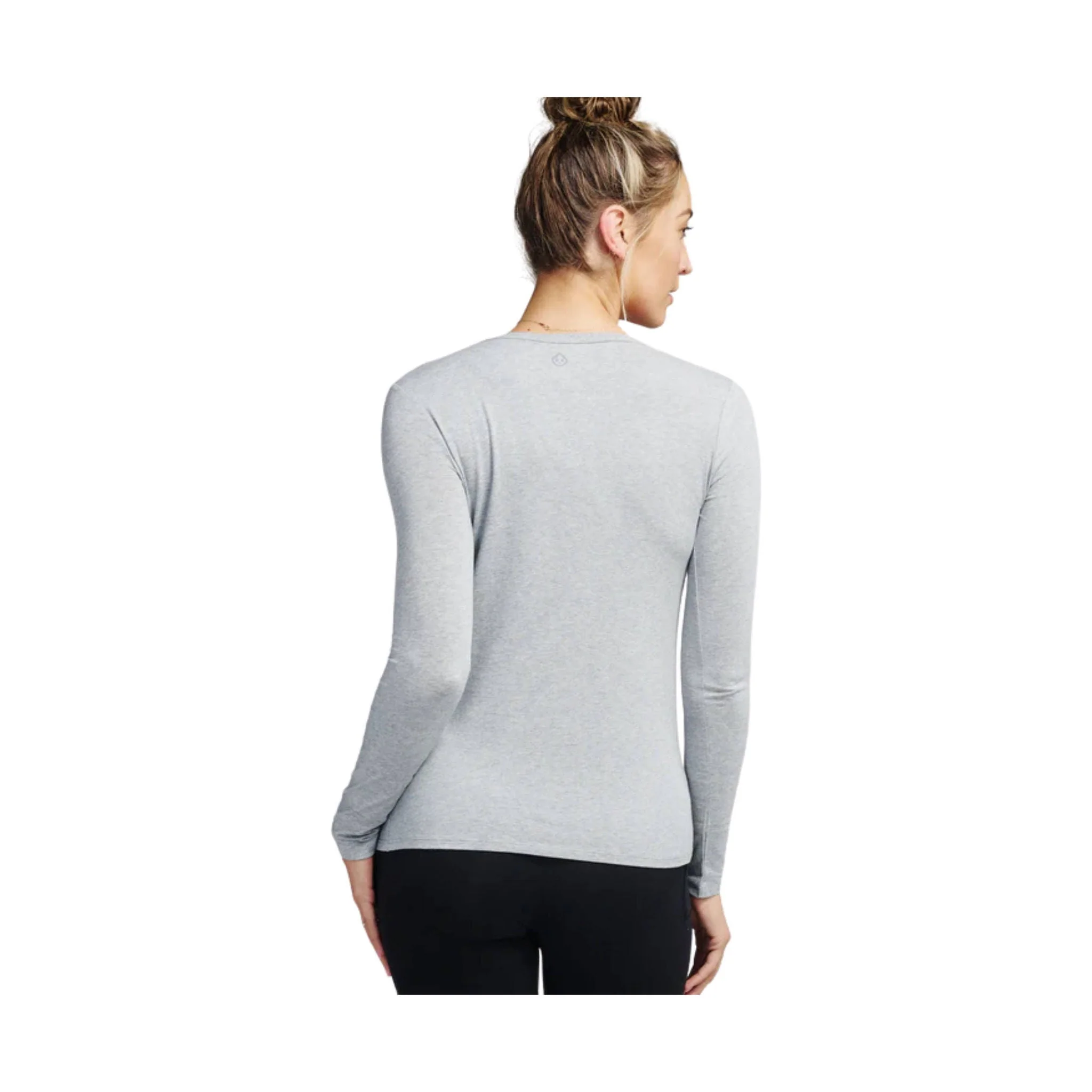 Tasc Women's Nola Long Sleeve Shirt - Perfect Grey Heather - Image 3