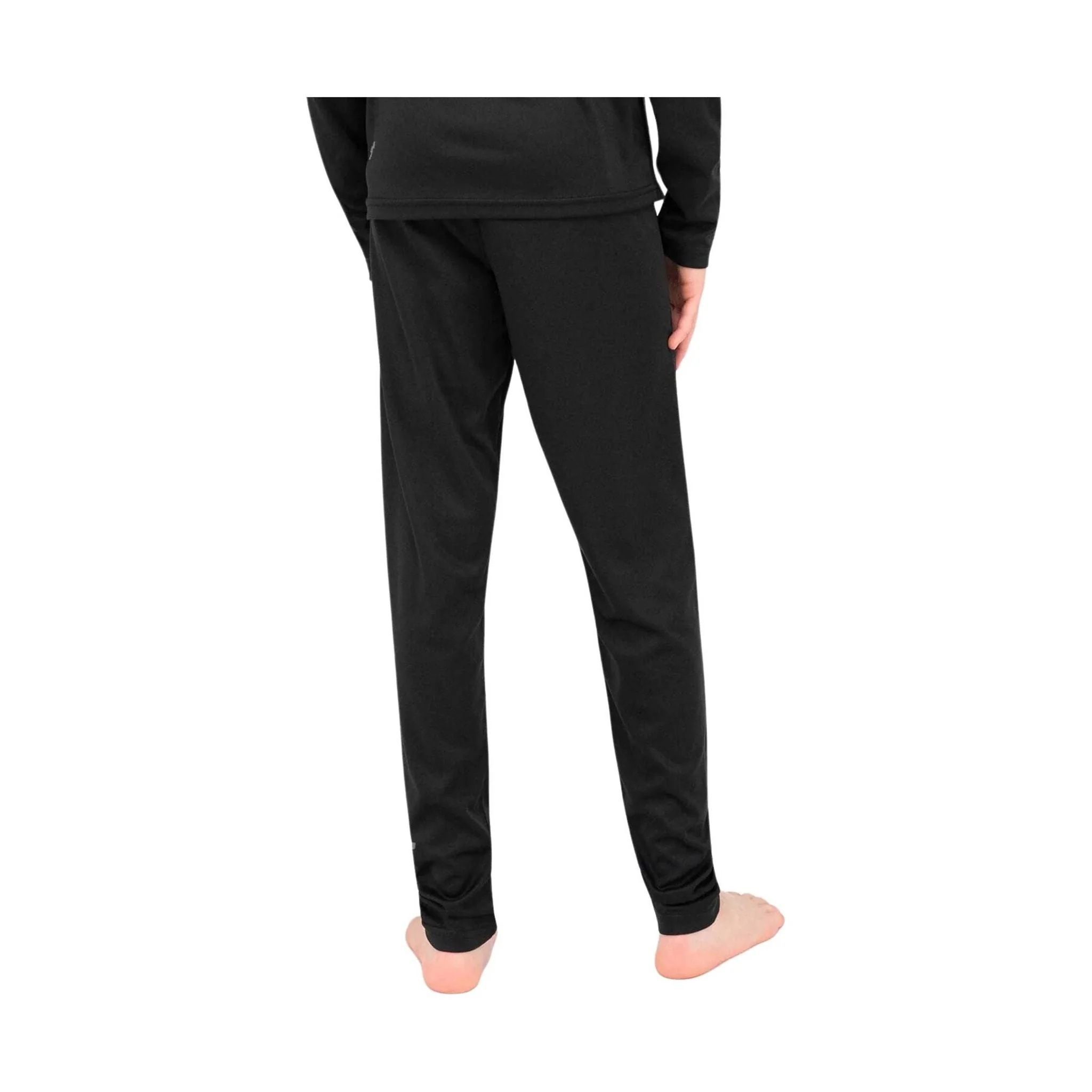 Terramar Kids' Thermapeak 2.0 Baselayer Pant - Black - Image 2
