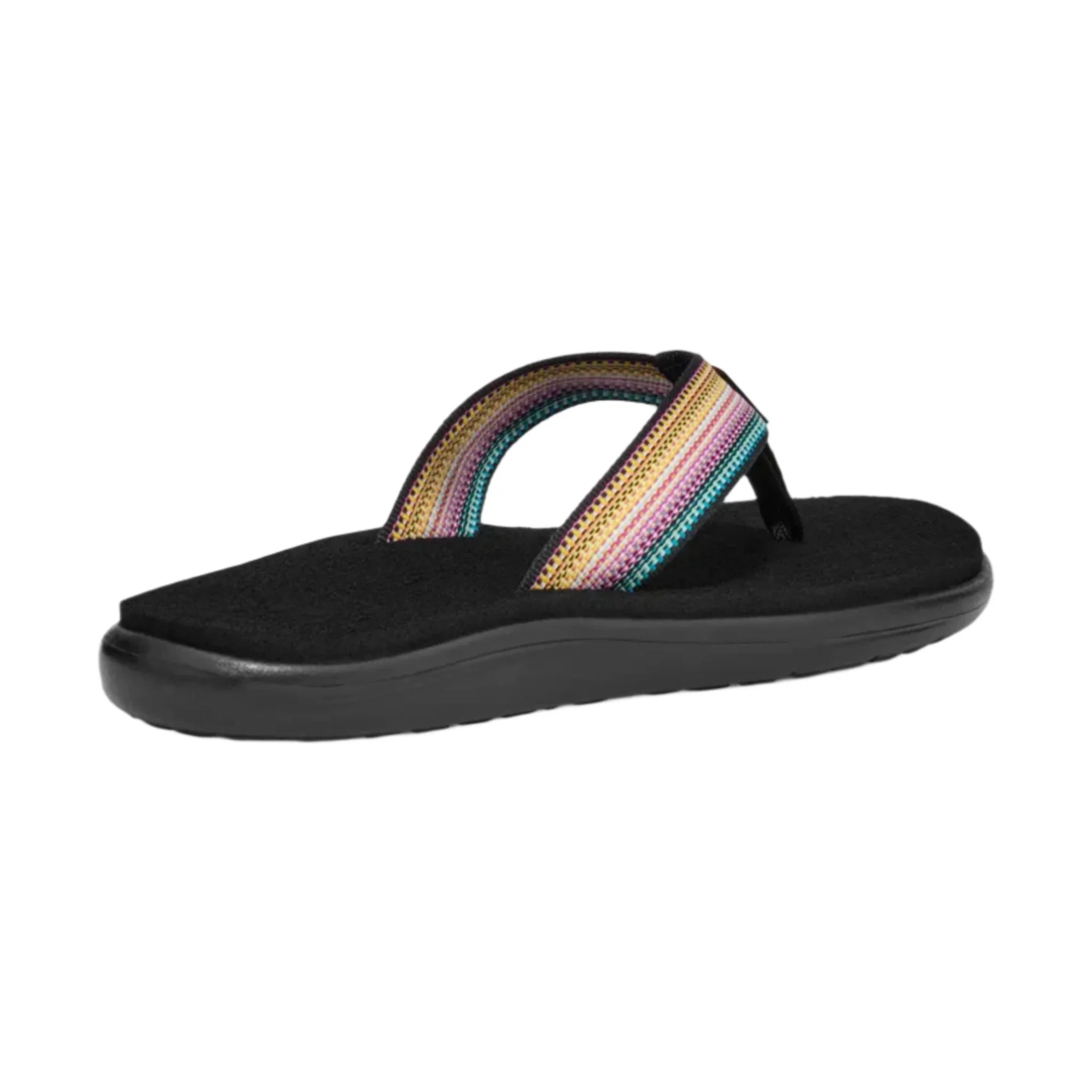 Teva Women's Voya Flip Flop - Antiguous Black Multi - Image 3