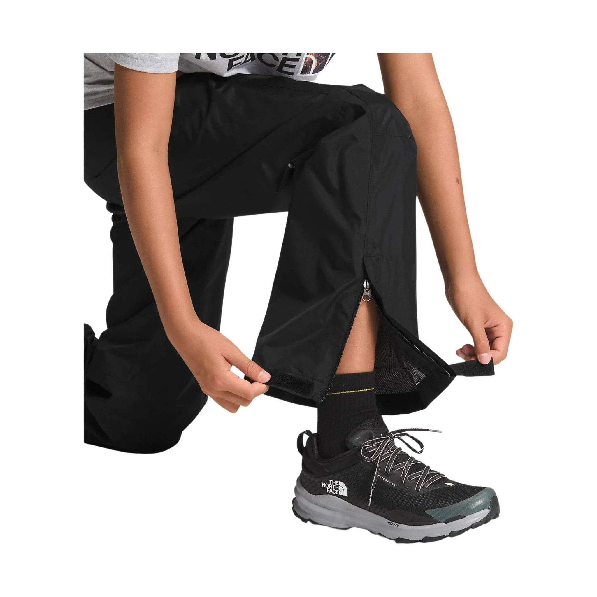 The North Face Kids' Resolve Rain Pant - Black - Image 4