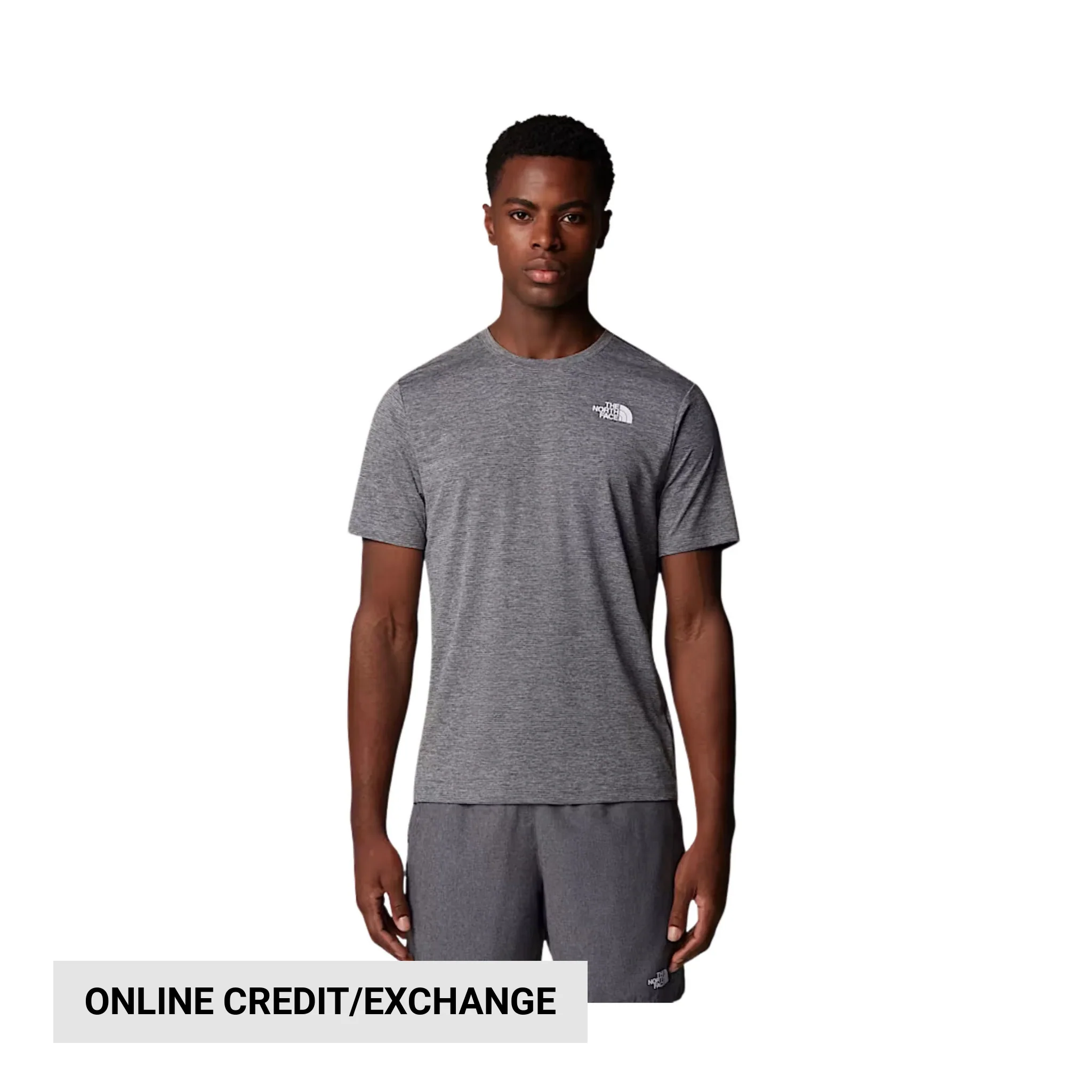 The North Face Men's 24/7 Short Sleeve T Shirt - TNF Medium Grey