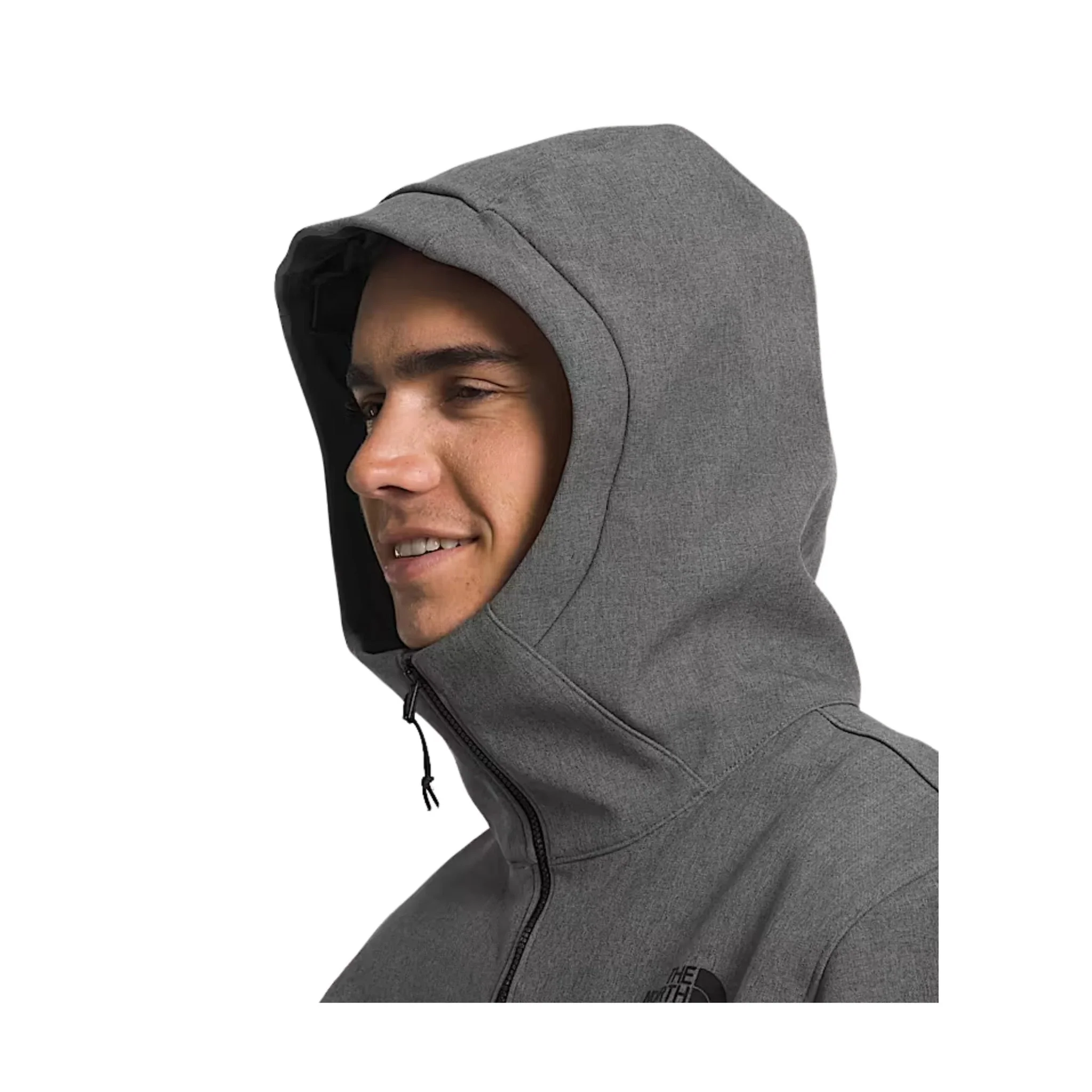 The North Face Men's Apex Bionic 3 Hoodie Jacket - TNF Dark Grey Heather - Image 4