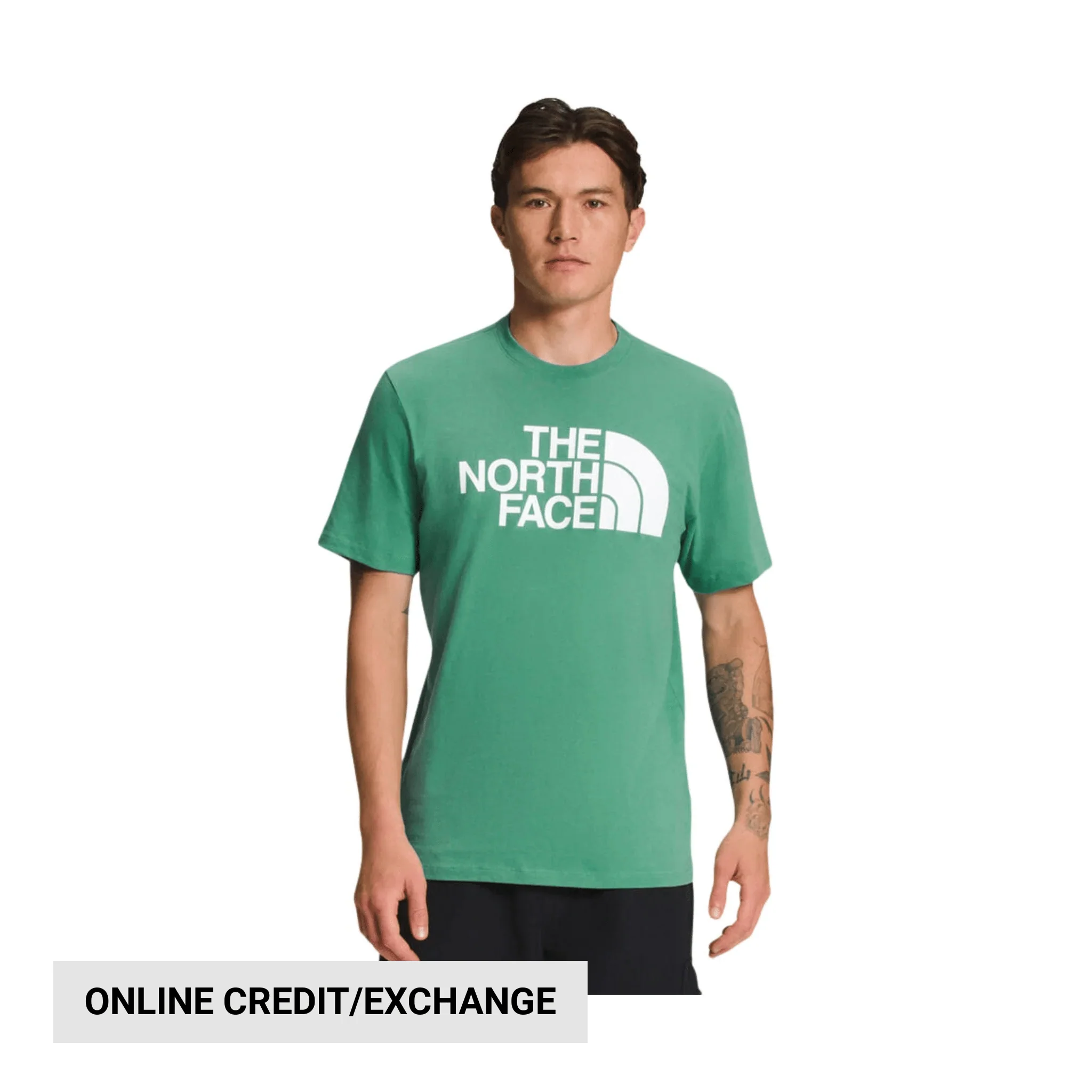 The North Face Men's Short Sleeve Half Dome Tee - Deep Grass Green