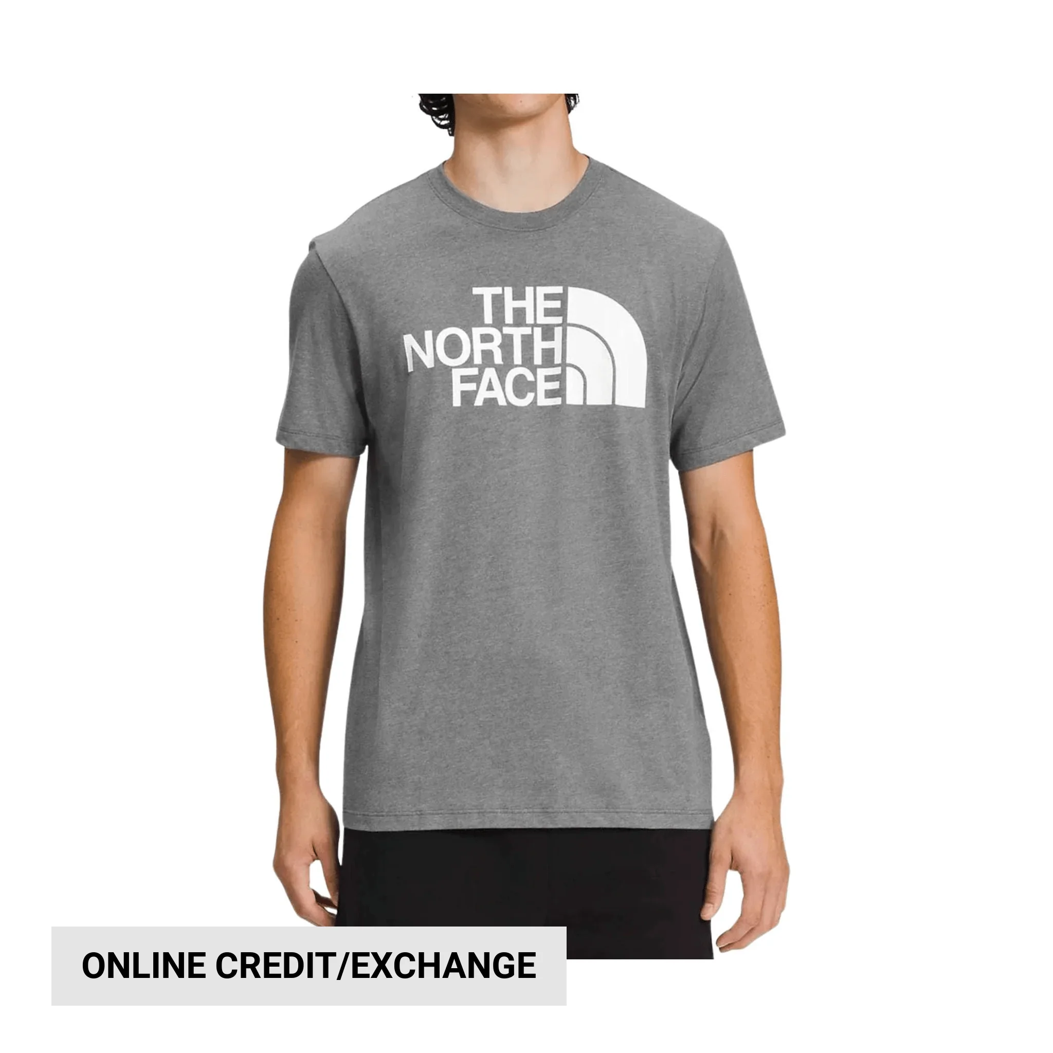 The North Face Men's Short Sleeve Half Dome Tee - TNF Grey Heather/TNF White