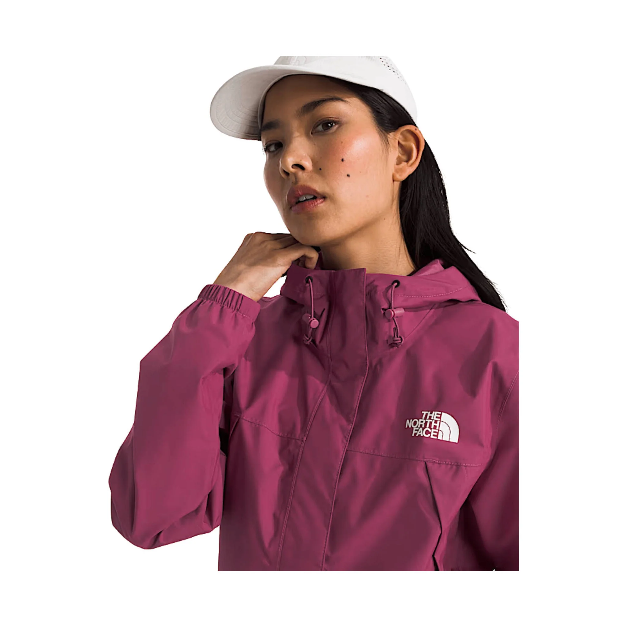 The North Face Women's Antora Rain Jacket - Cyber Berry - Image 2