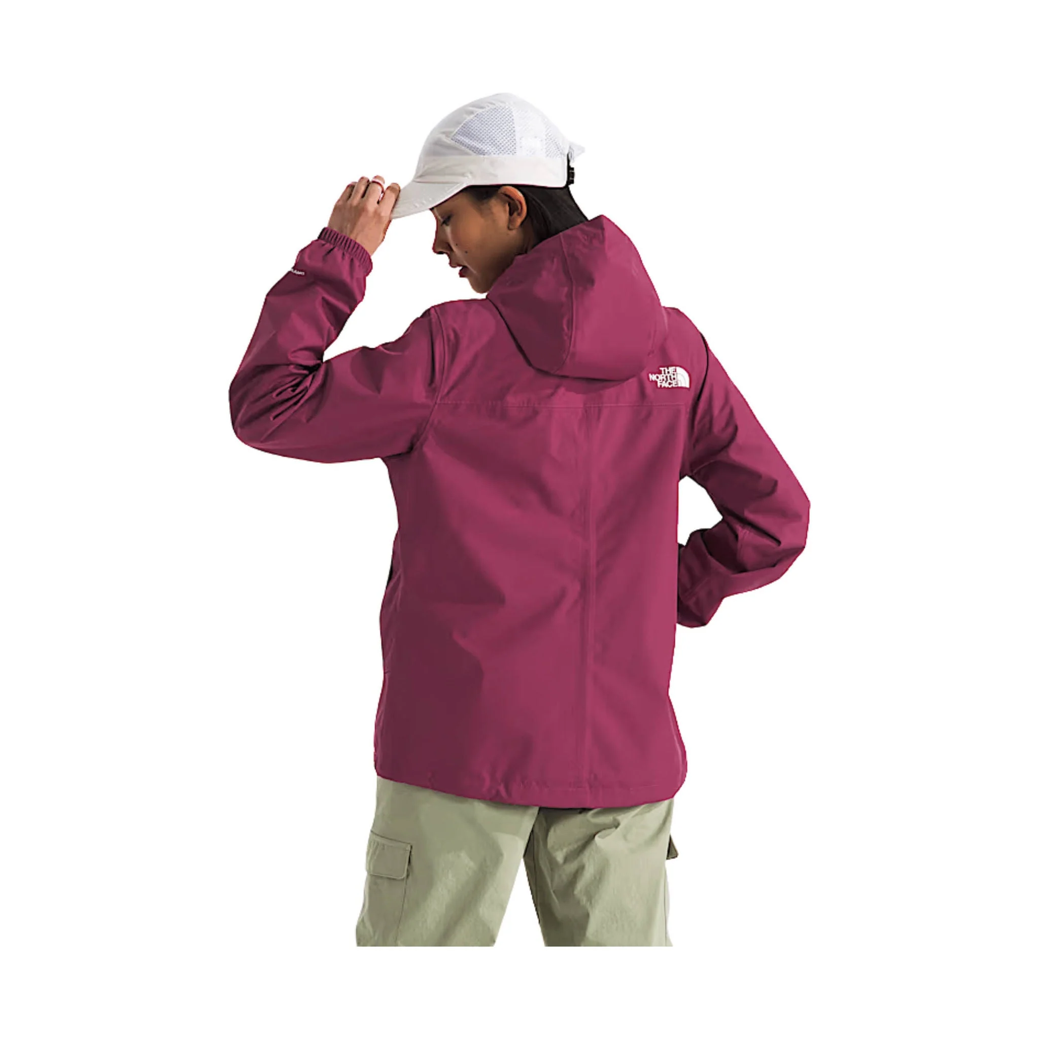The North Face Women's Antora Rain Jacket - Cyber Berry - Image 3