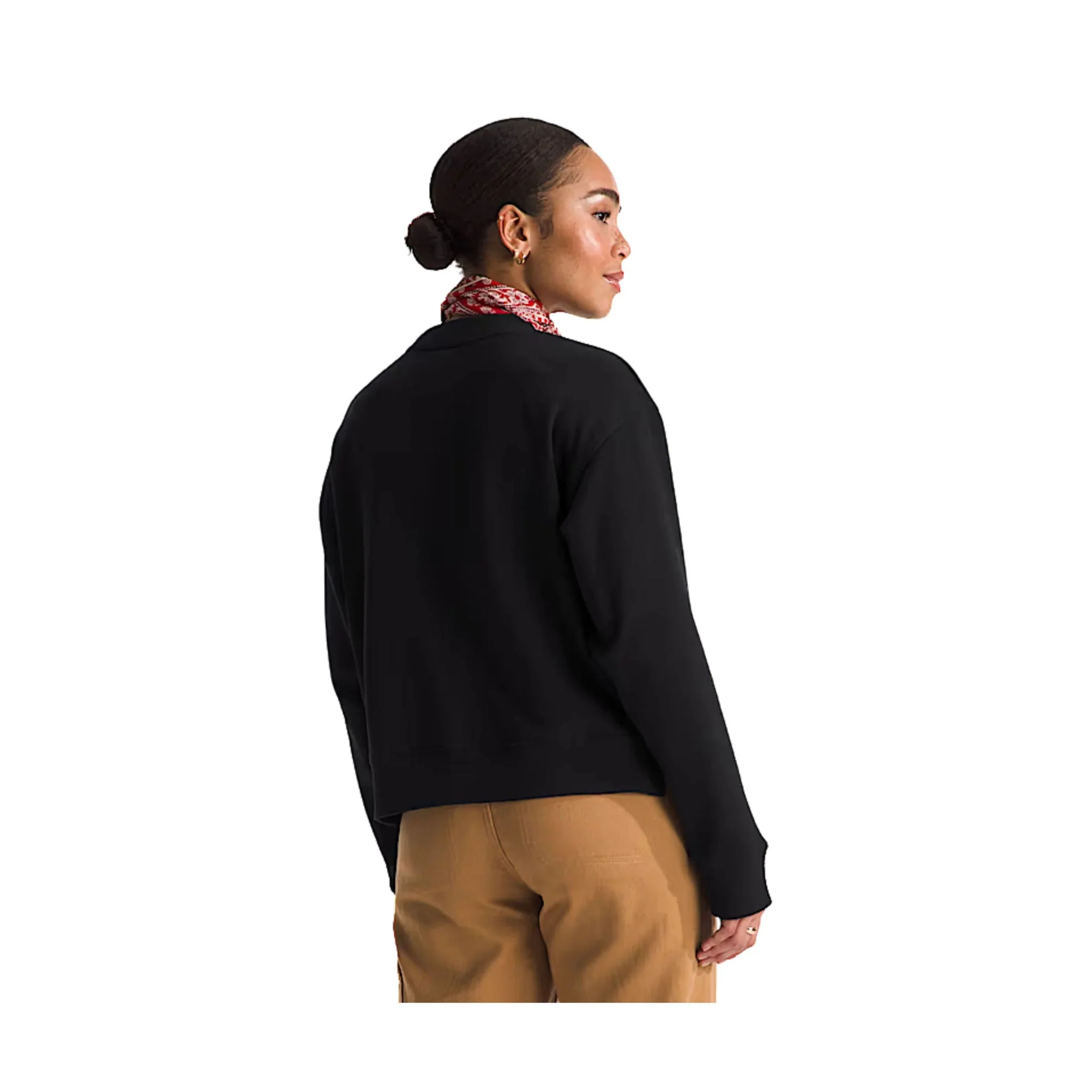 The North Face Women's Evolution Fleece Crew - TNF Black - Image 3