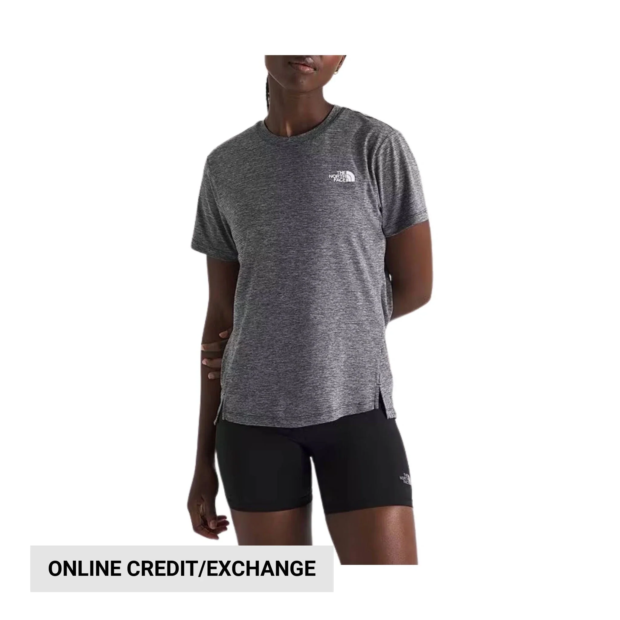The North Face Women's Flex FlashDry Tee - TNF Black Light Heather