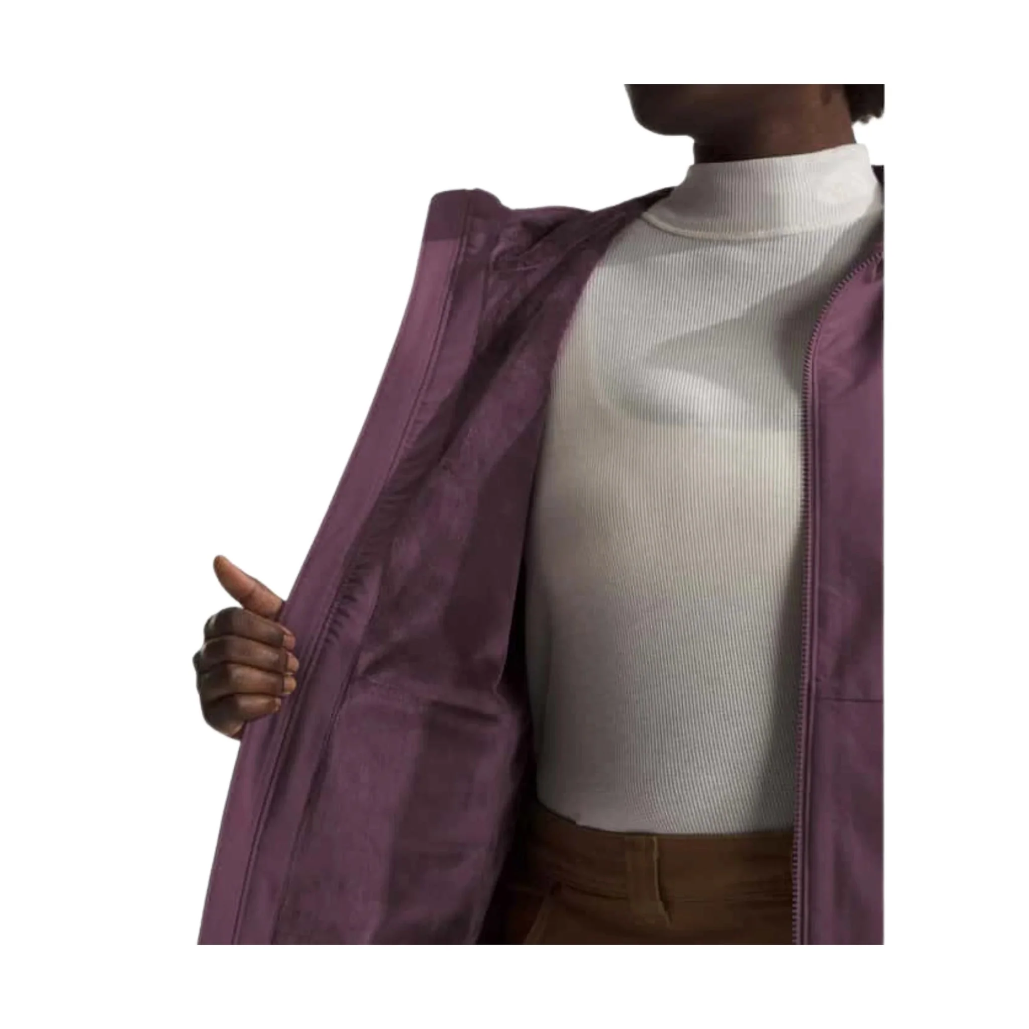The North Face Women's Shelbe Raschel Hoodie Jacket - Midnight Mauve - Image 2