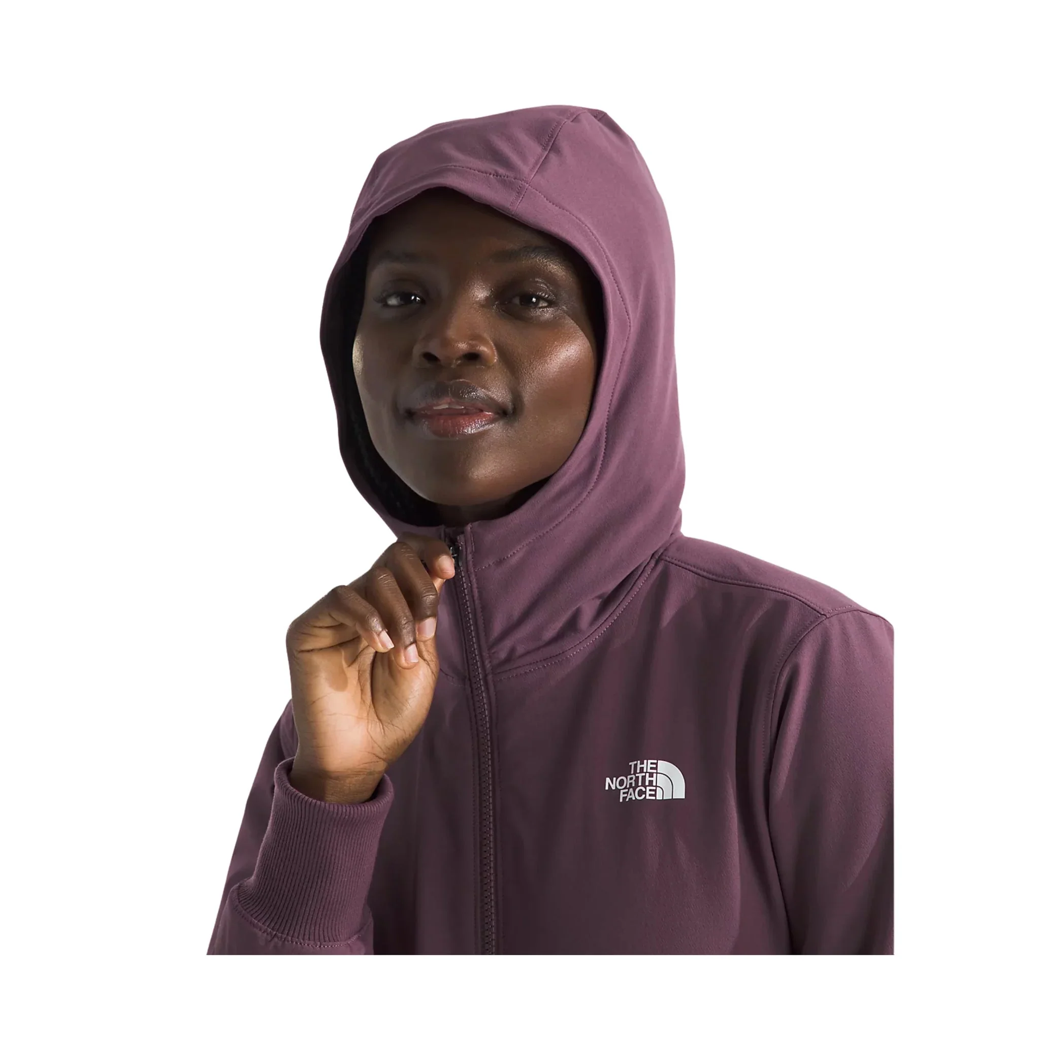 The North Face Women's Shelbe Raschel Hoodie Jacket - Midnight Mauve - Image 4
