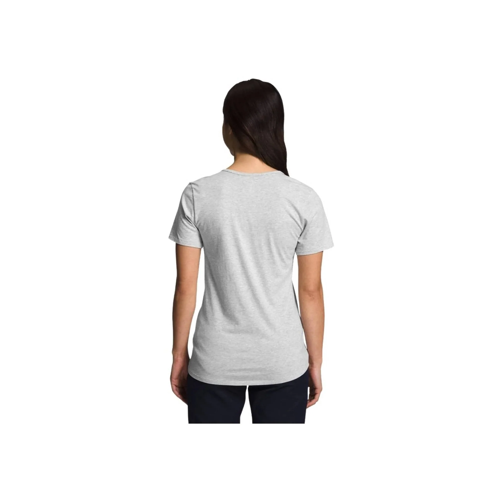 The North Face Women's Terrain Short Sleeve Scoop-Neck Tee - Light Grey Heather - Image 2