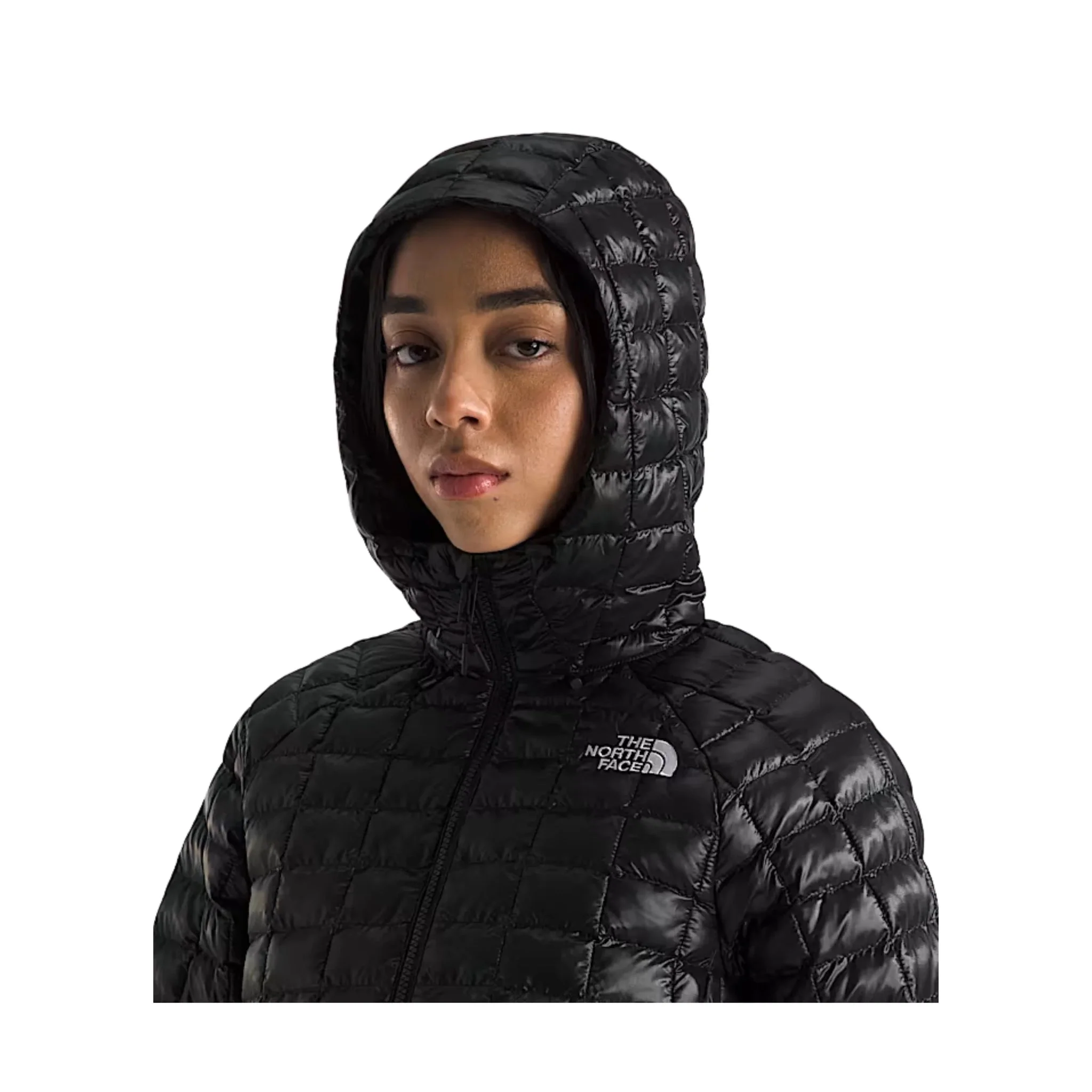 The North Face Women's Thermoball Hooded Jacket - TNF Black - Image 5