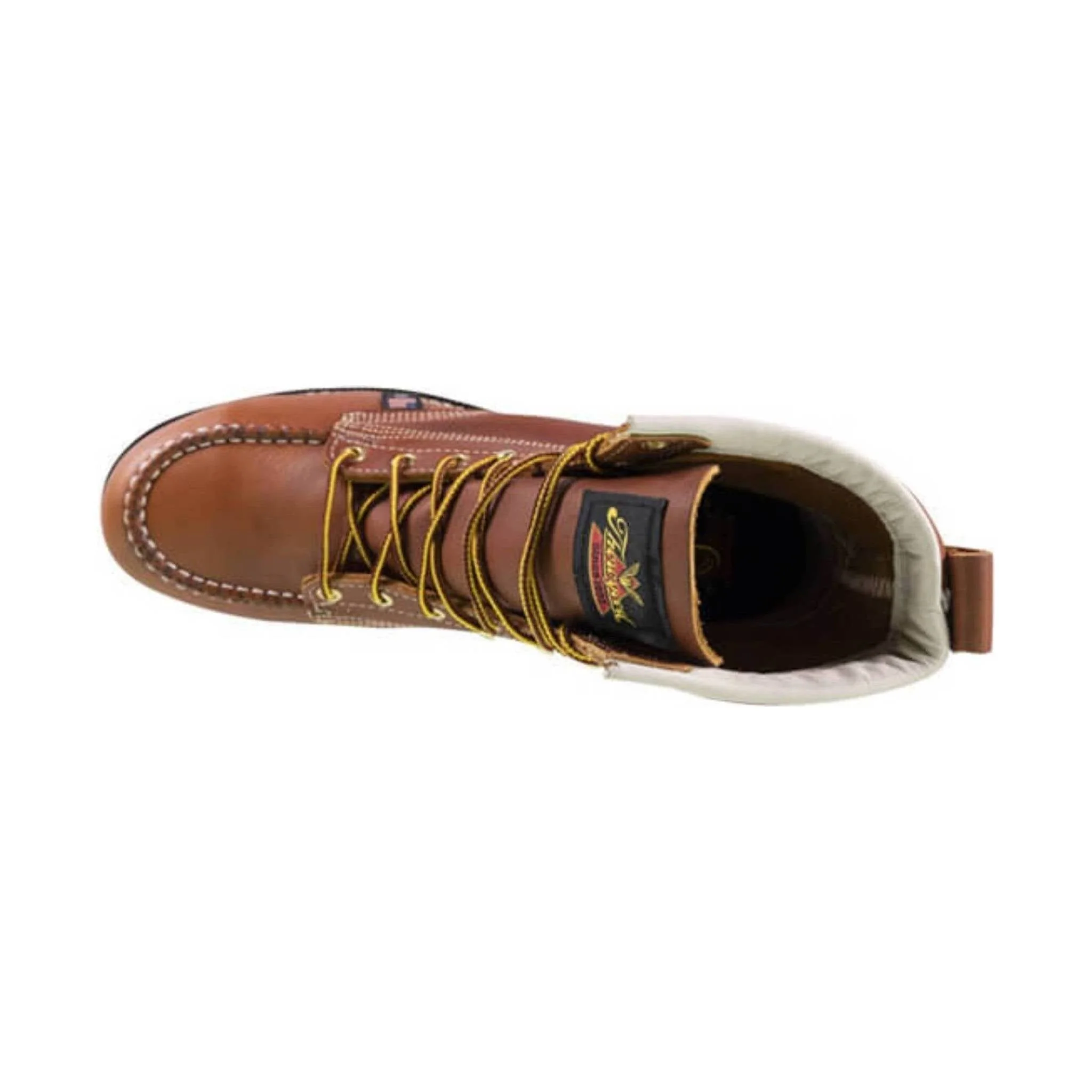 Thorogood Men's American Heritage 6 Inch Moc Steel Toe Work Boot - Tobacco - Image 4