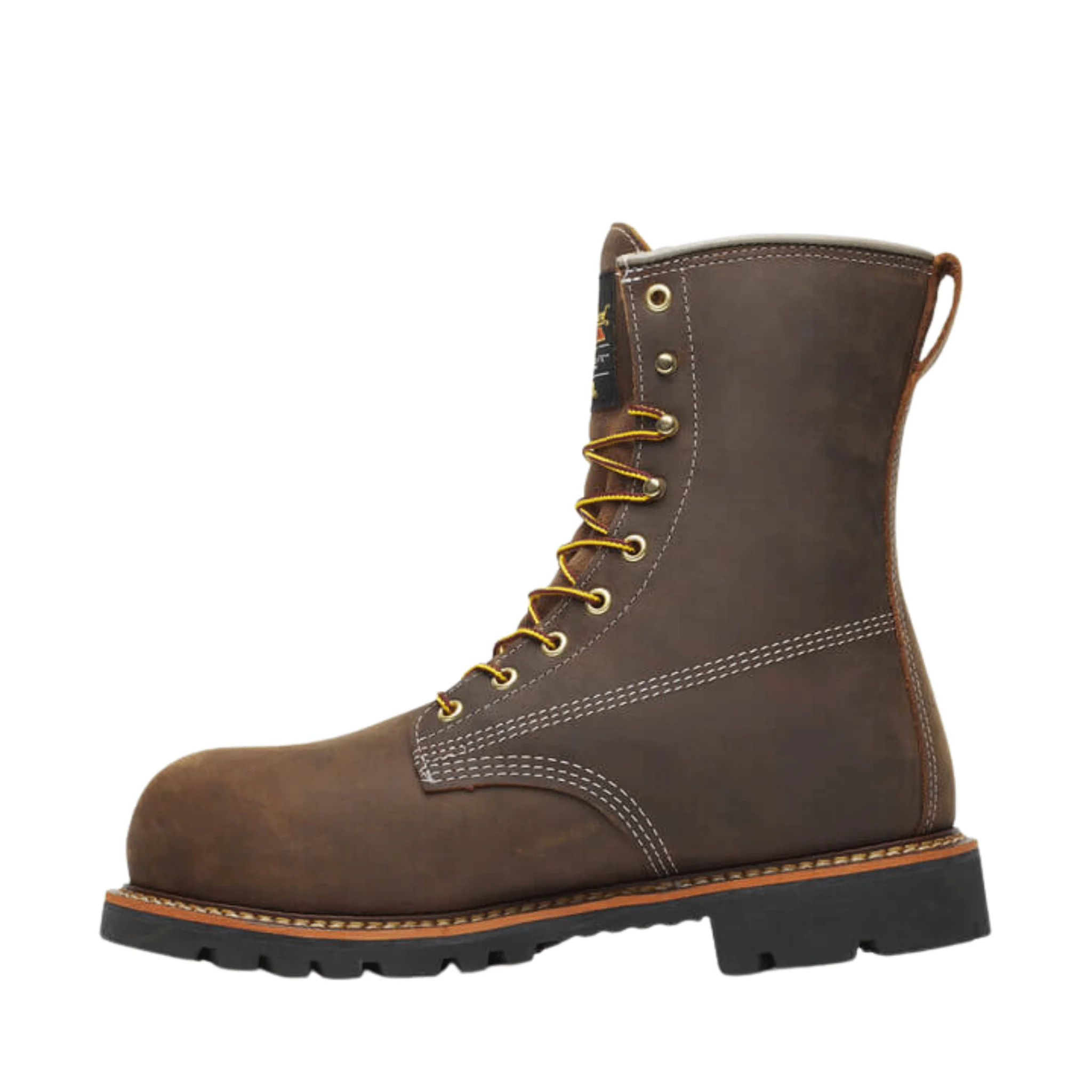 Thorogood Men's American Legacy Waterproof 400G Insulated 8 Inch Nano Composite Toe Work Boot - Crazy Horse - Image 2