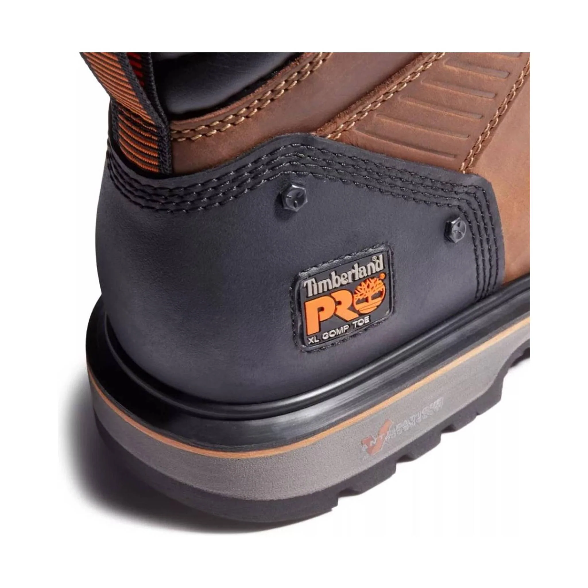 Timberland Pro Men's Ballast 6 Inch Composite Toe Work Boot - Mocha Color - Image 3