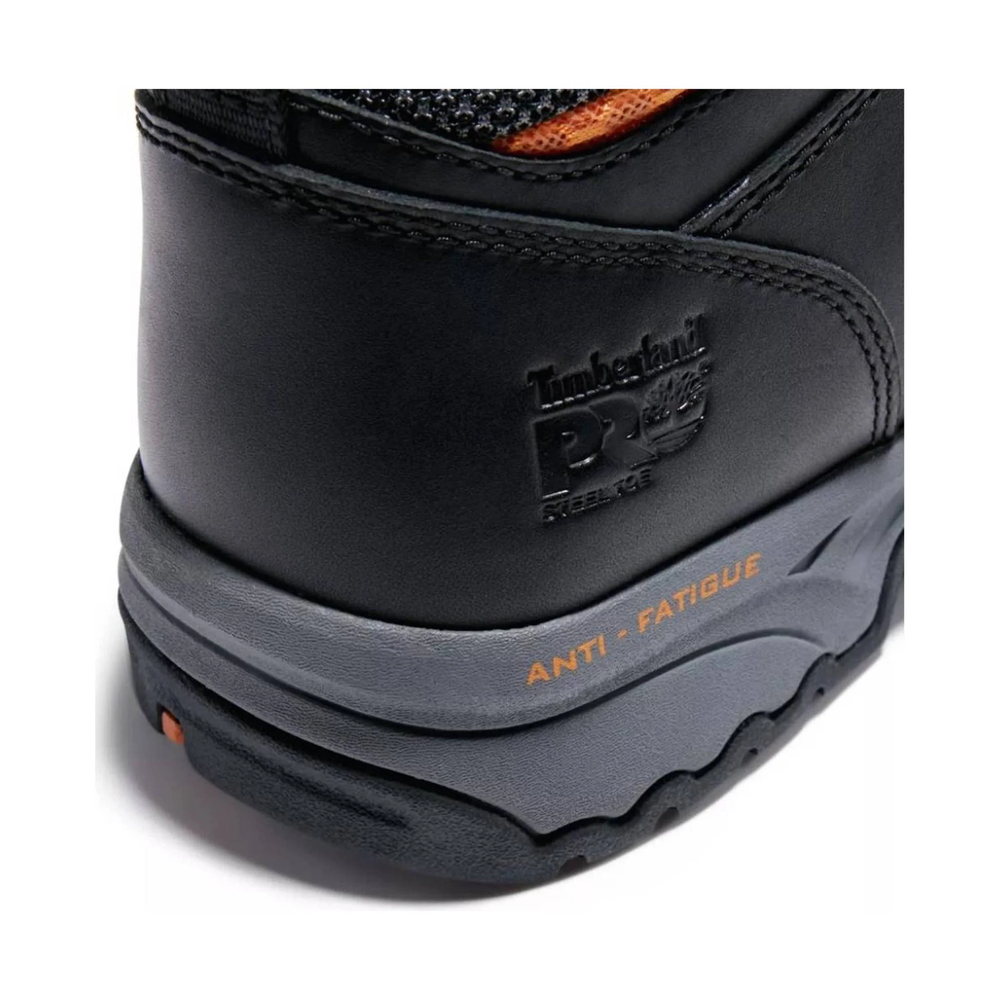 Timberland Pro Men's Band Saw 6 Inch Steel Toe Work Boot - Black Full-Grain Leather - Image 3