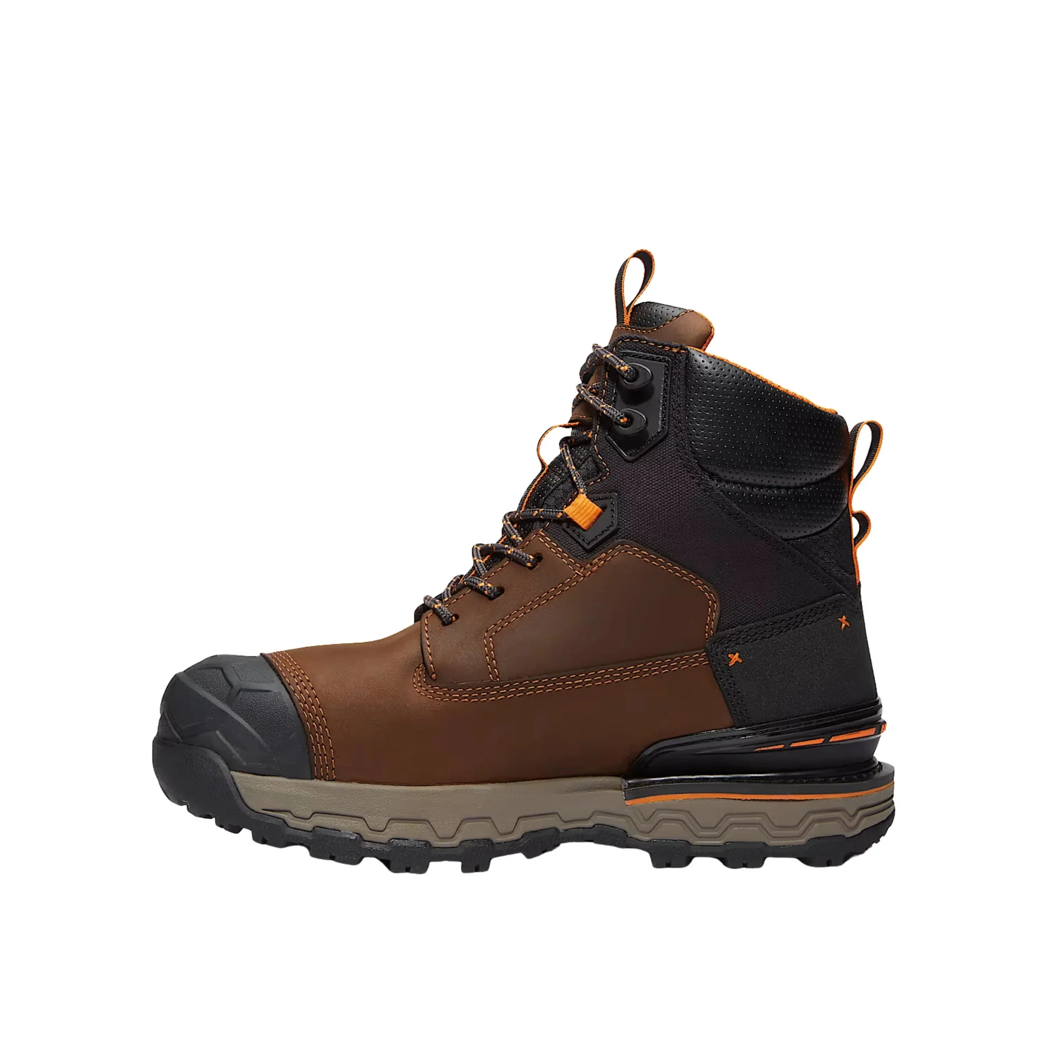Timberland Pro Men's Boondock Ultralight 6 Inch Composite Toe Waterproof Work Boots - Medium Brown Full-Grain - Image 2
