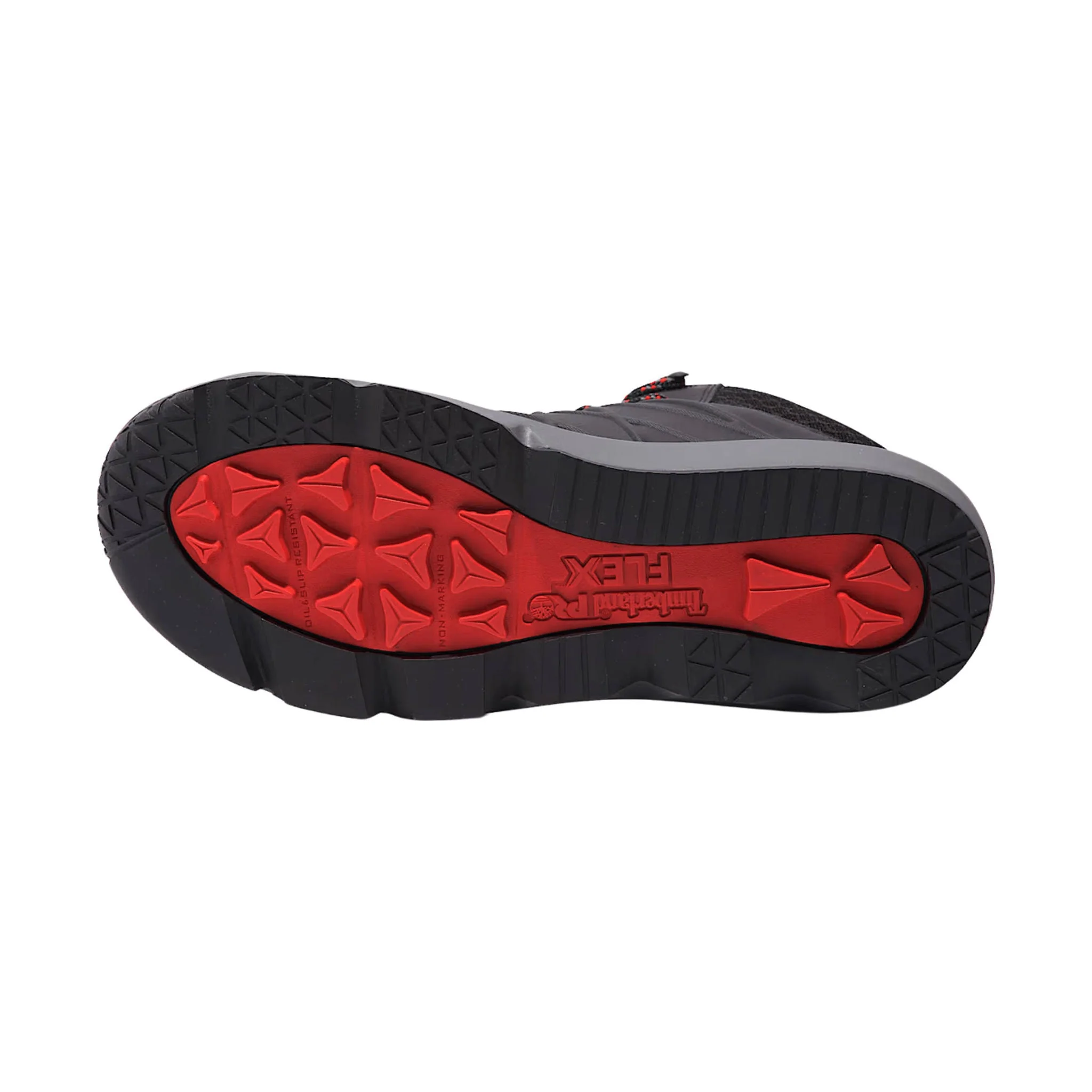 Timberland Pro Men's Morphix 6 Inch Waterproof Composite Toe Work Boots - Black/Red - Image 5