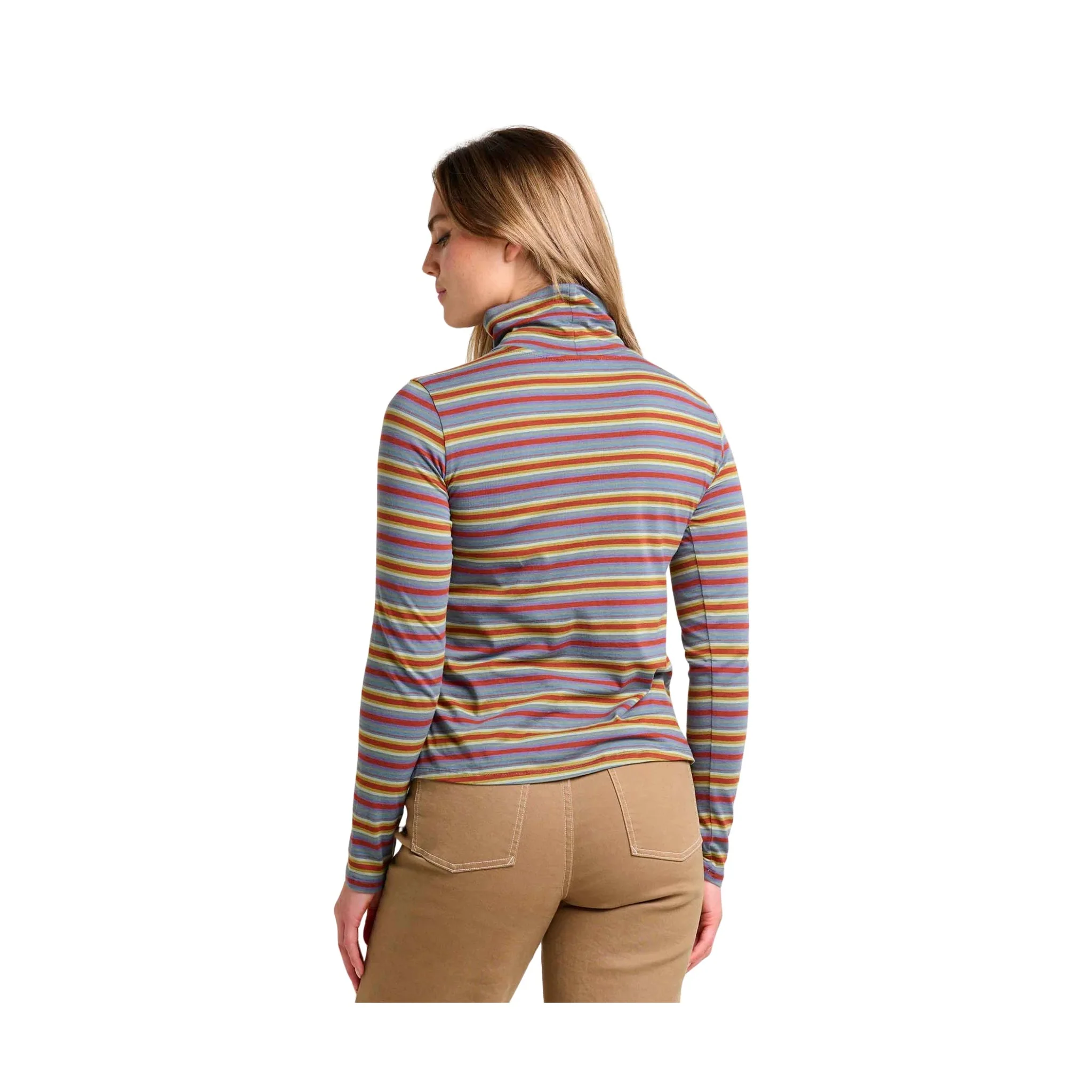 Toad & Co Maisey Long Sleeve T-Neck - Burnt Henna - Image 2