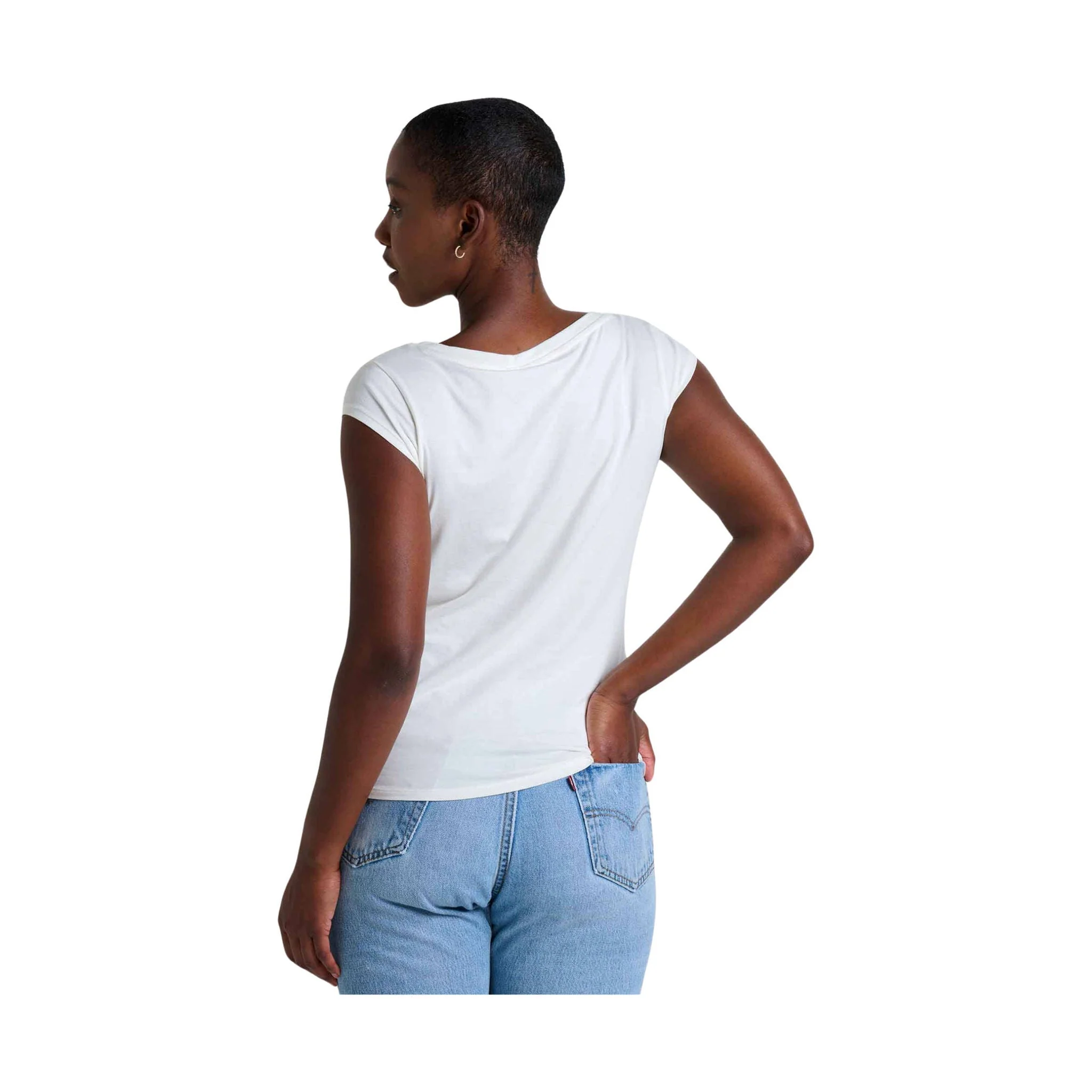 Toad & Co Women's Anza Short Sleeve Shirt - Egret - Image 2