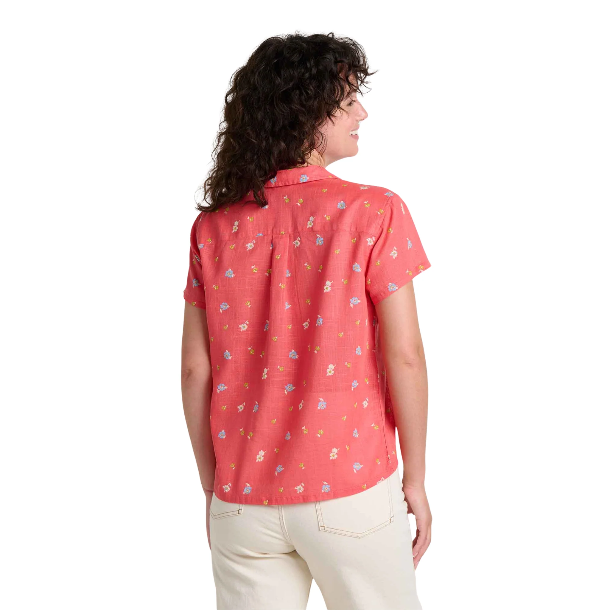 Toad & Co Women's Camp Cove Shirt - Crabapple Print - Image 2