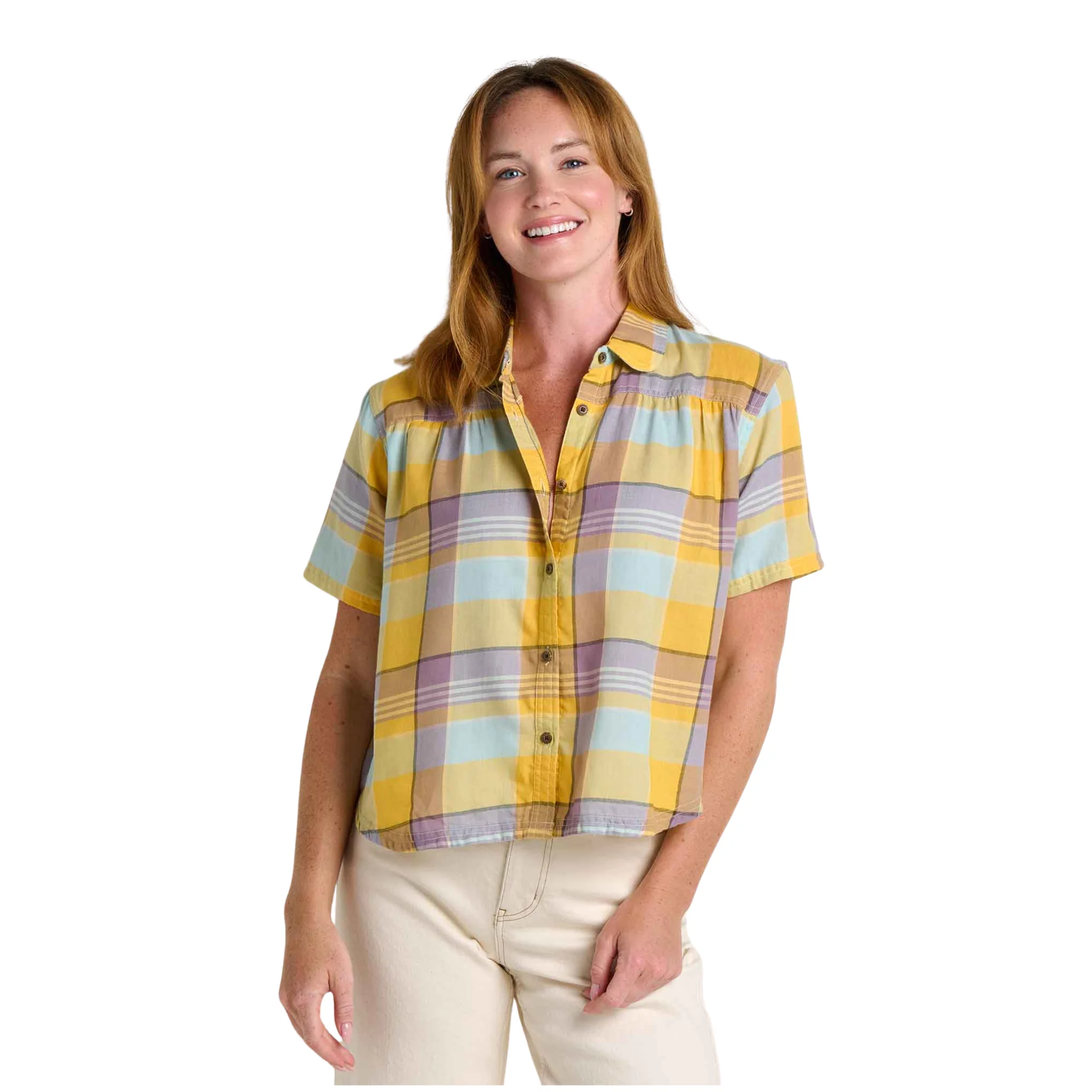 Toad & Co Women's Holly Shirt - Faded Lilac Pattern