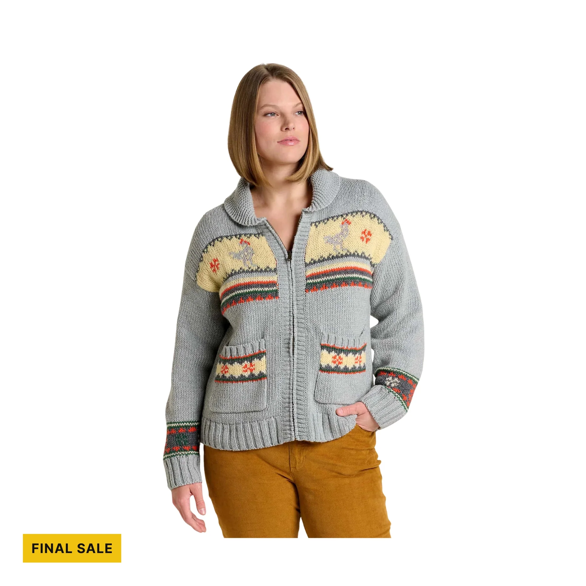 Toad & Co Women's Nitsa Zip Cardigan - Heather Grey