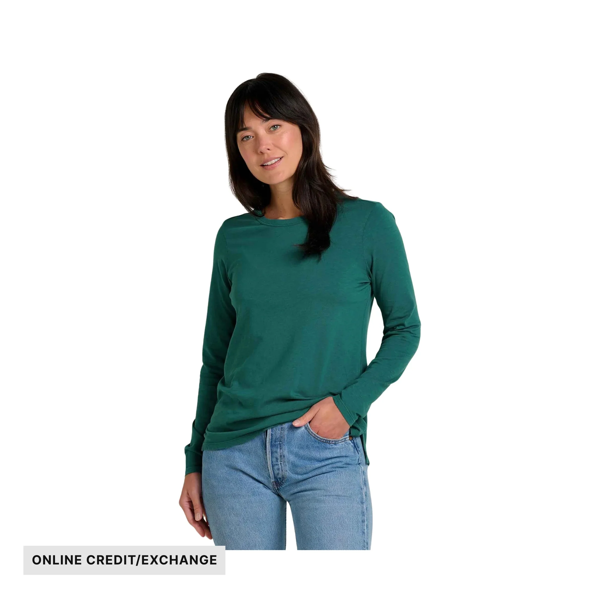 Toad & Co Women's Primo Long Sleeve Crew - Jasper