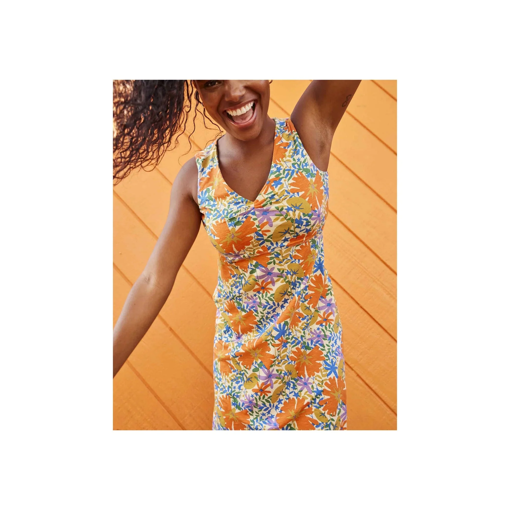 Toad & Co Women's Rosemarie Sleeveless Dress - Barley Daisy - Image 3