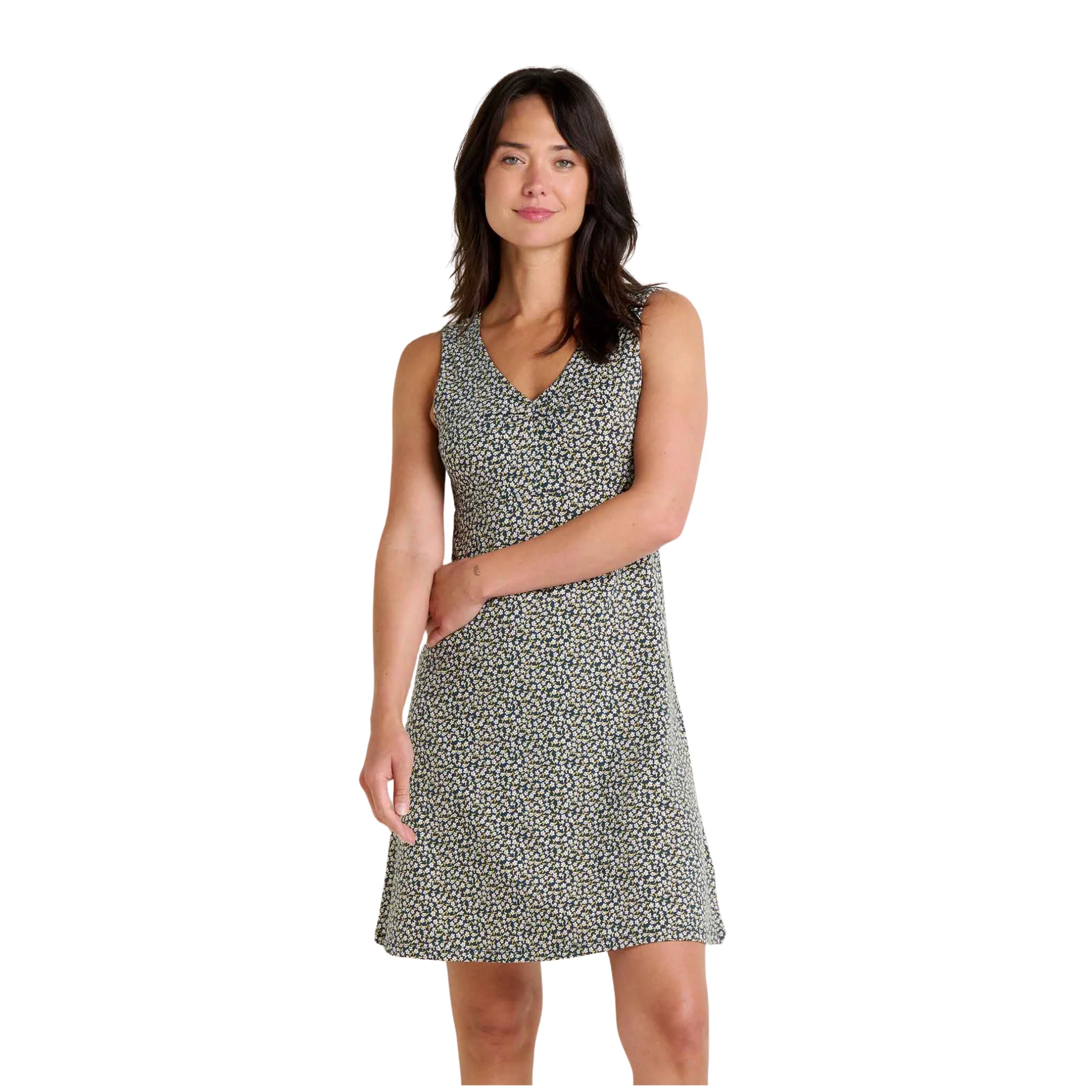 Toad & Co Women's Rosemarie Sleeveless Dress - Midnight Print