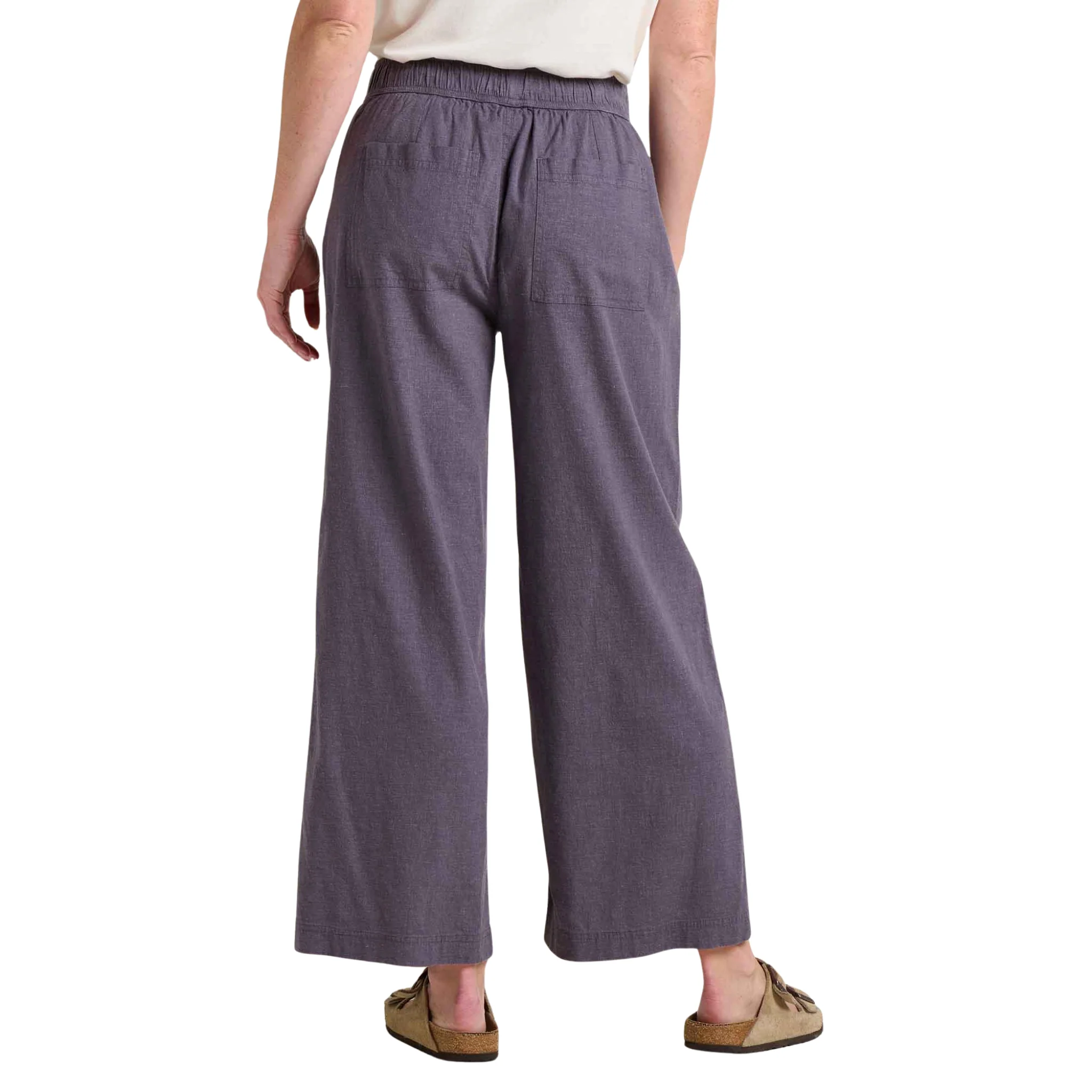 Toad & Co Women's Taj Hemp Wide Leg Pant - Ash - Image 2