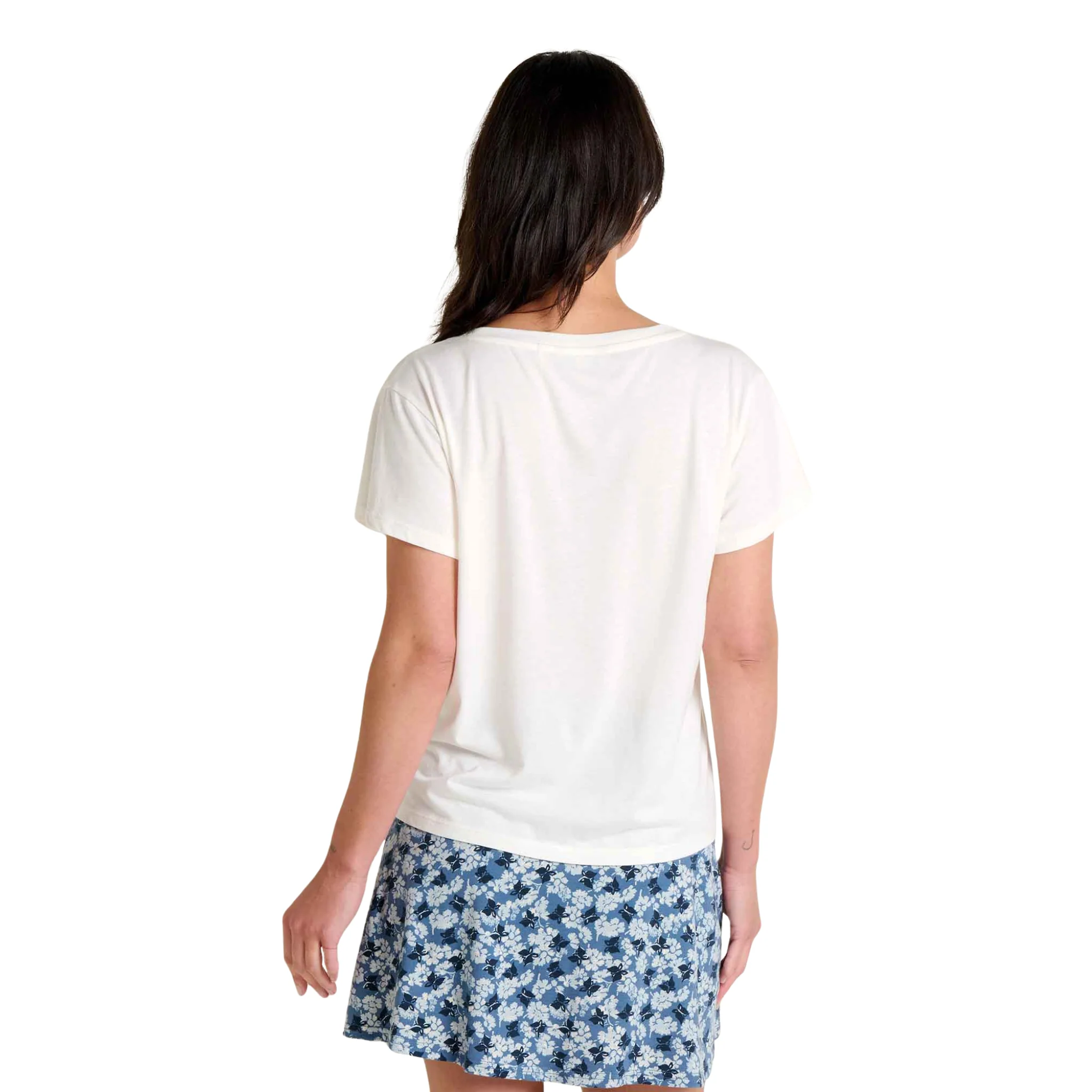 Toad & Co Women's Whisper Tee - Egret - Image 2