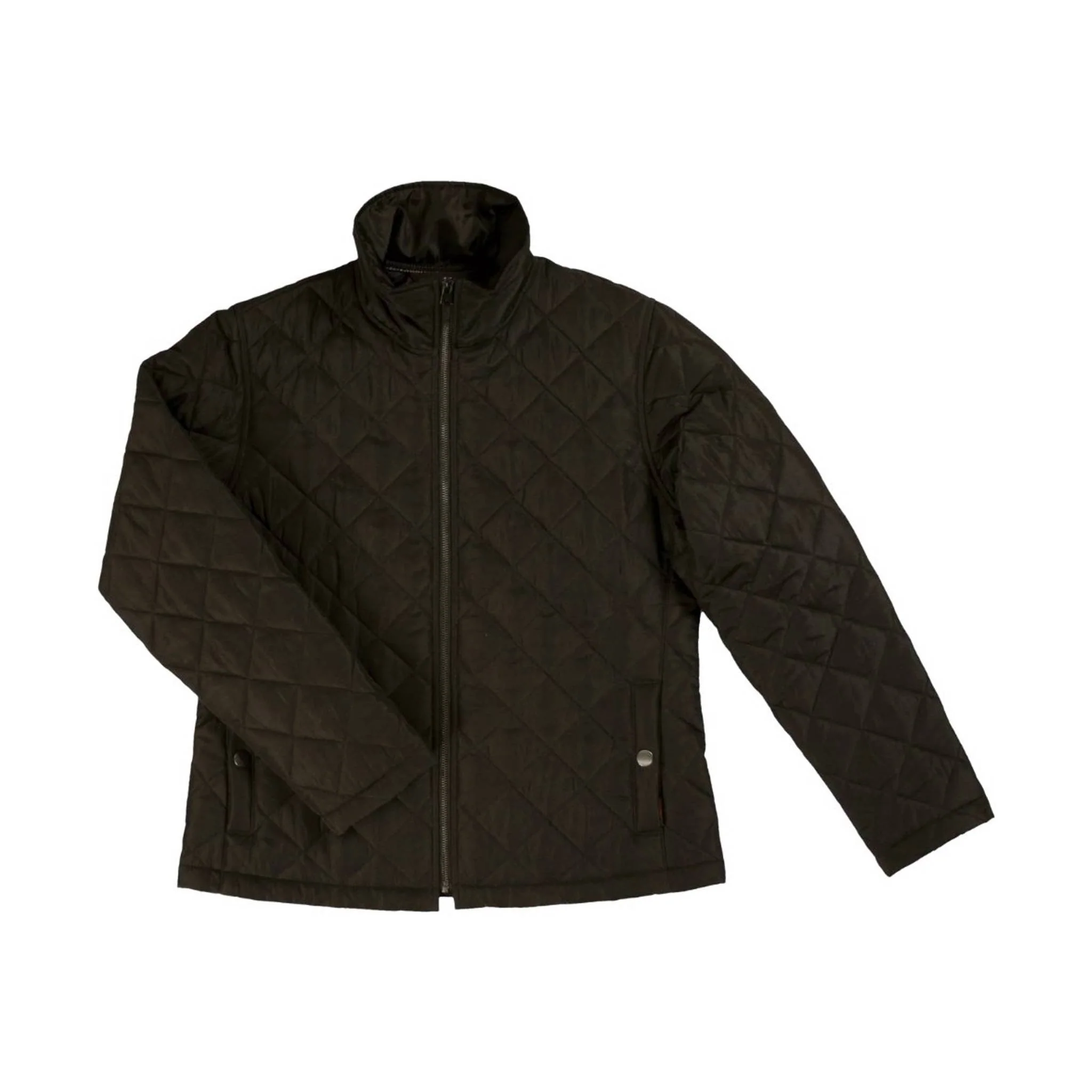 Tough Duck Women's Quilted Freezer Jacket - Black - Image 2